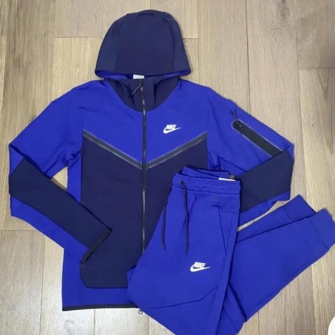 blue nike sweatsuit for men