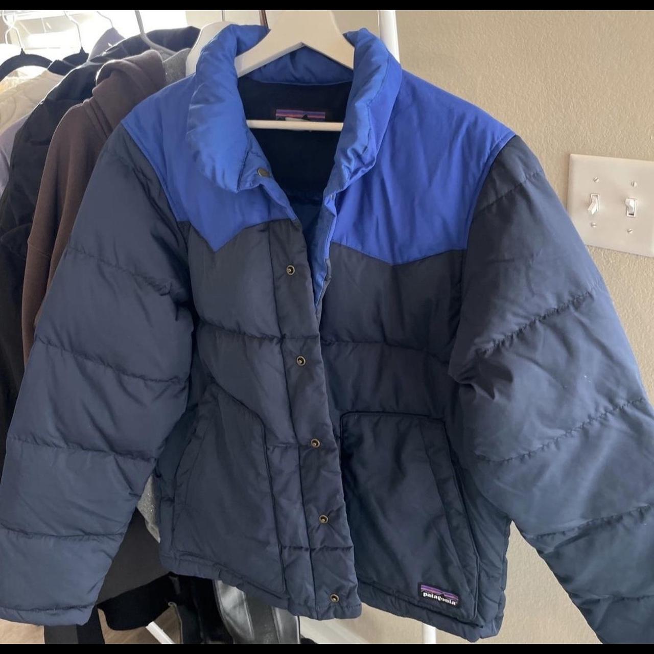 Patagonia bivy down jacket blue online