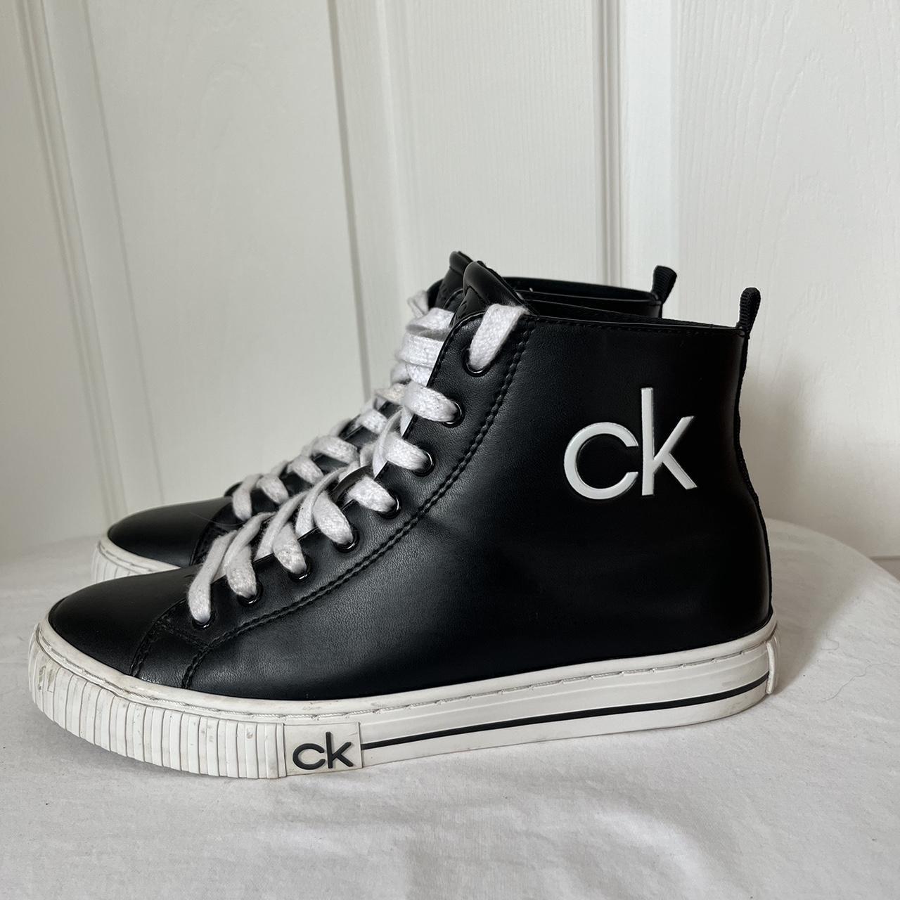 Calvin Klein high top Black man made