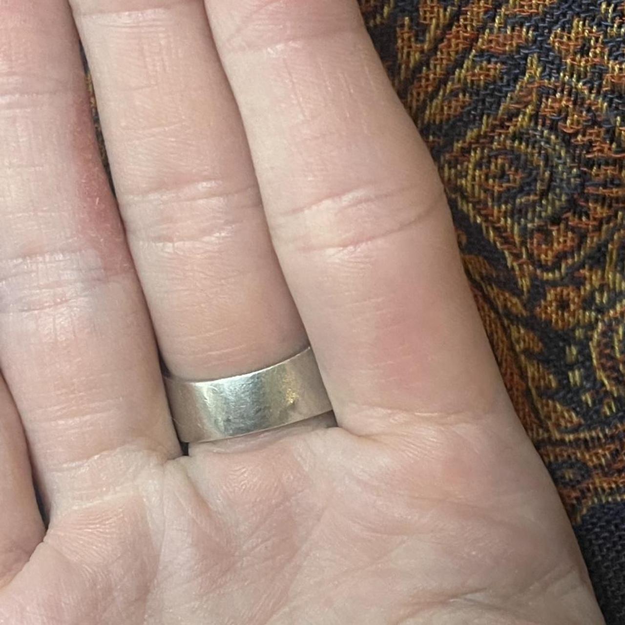 Women's Ring - Silver – Sterling silver initial “… - image 2