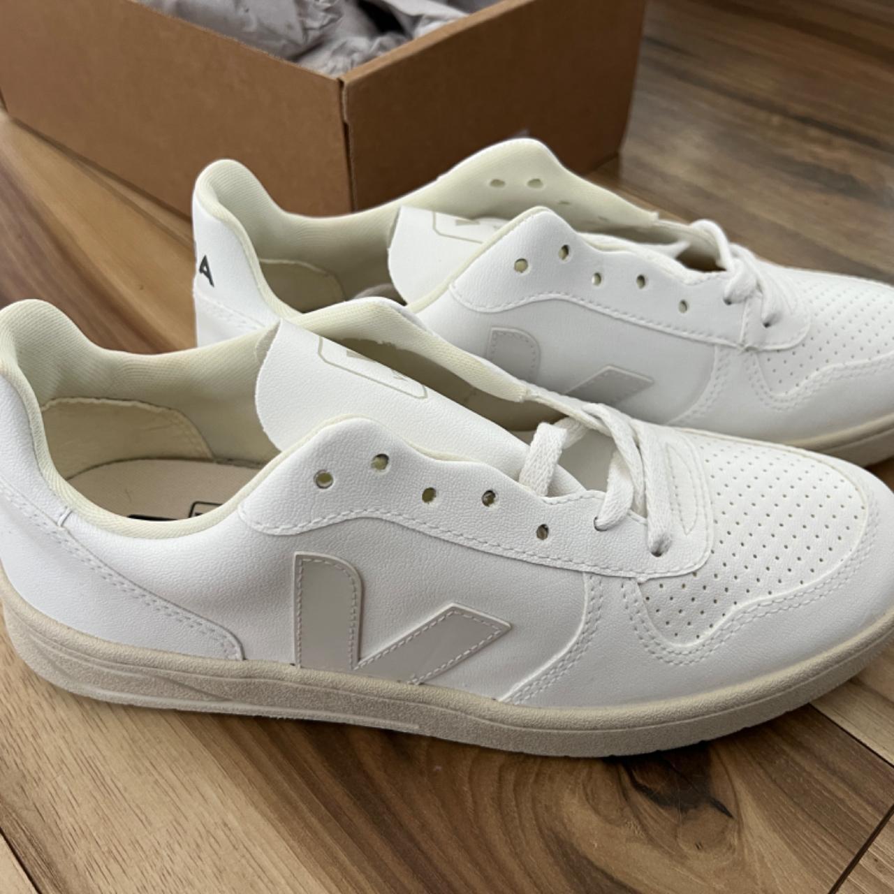 Veja V-10 CWL shoes full white womens size US Depop