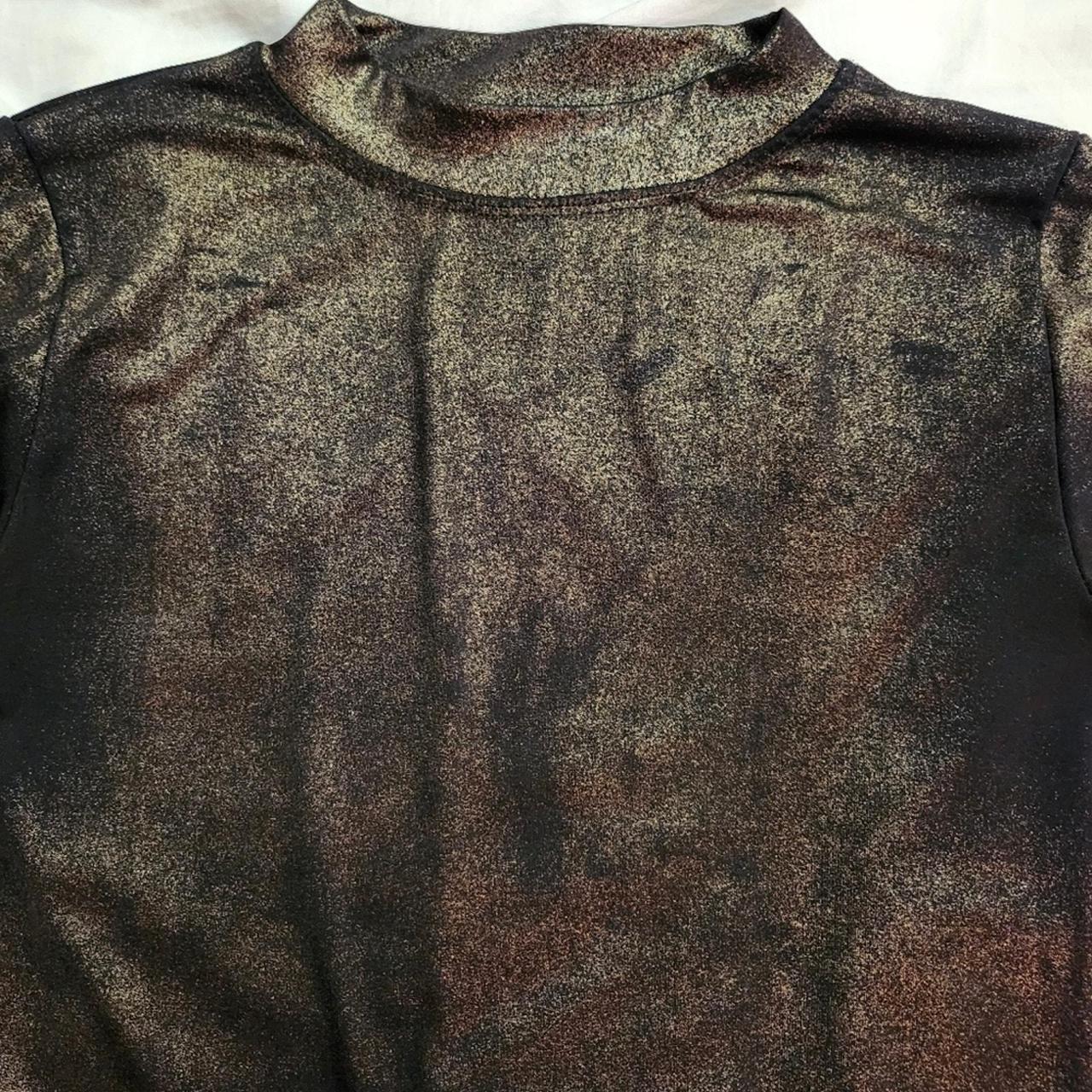 Source Unknown Women's Top - Black/Brown - S – Mo… - image 4