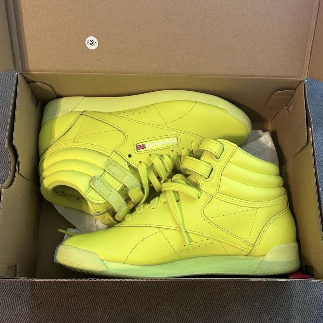 cardi b lime green shoes
