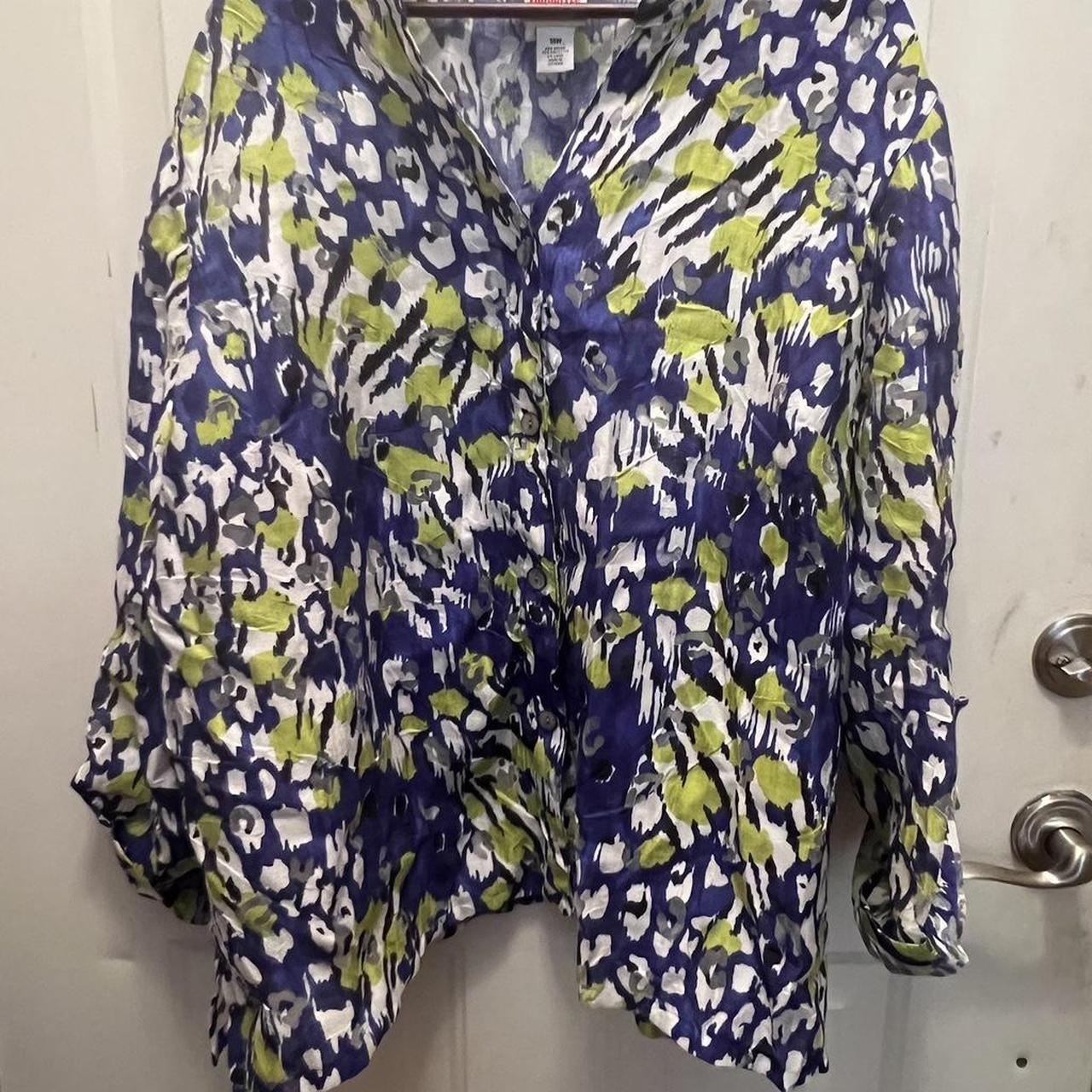 Ruby Rd. Women's Blouse - Blue/Green - 18 – Ruby … - image 3