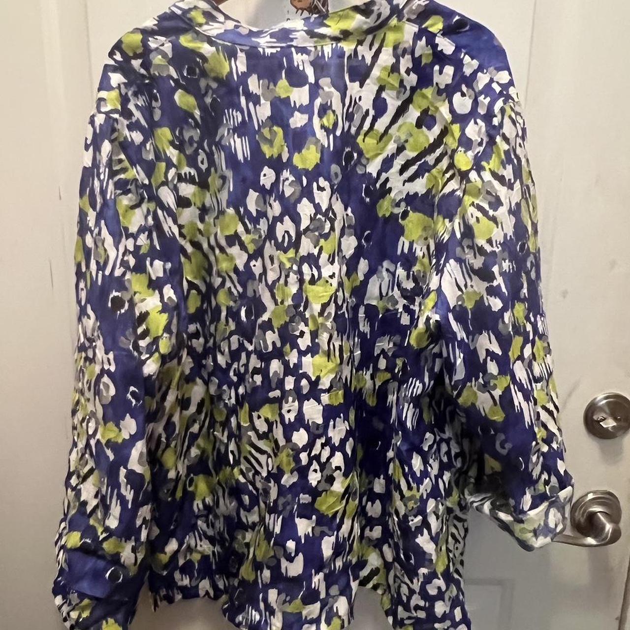 Ruby Rd. Women's Blouse - Blue/Green - 18 – Ruby … - image 4