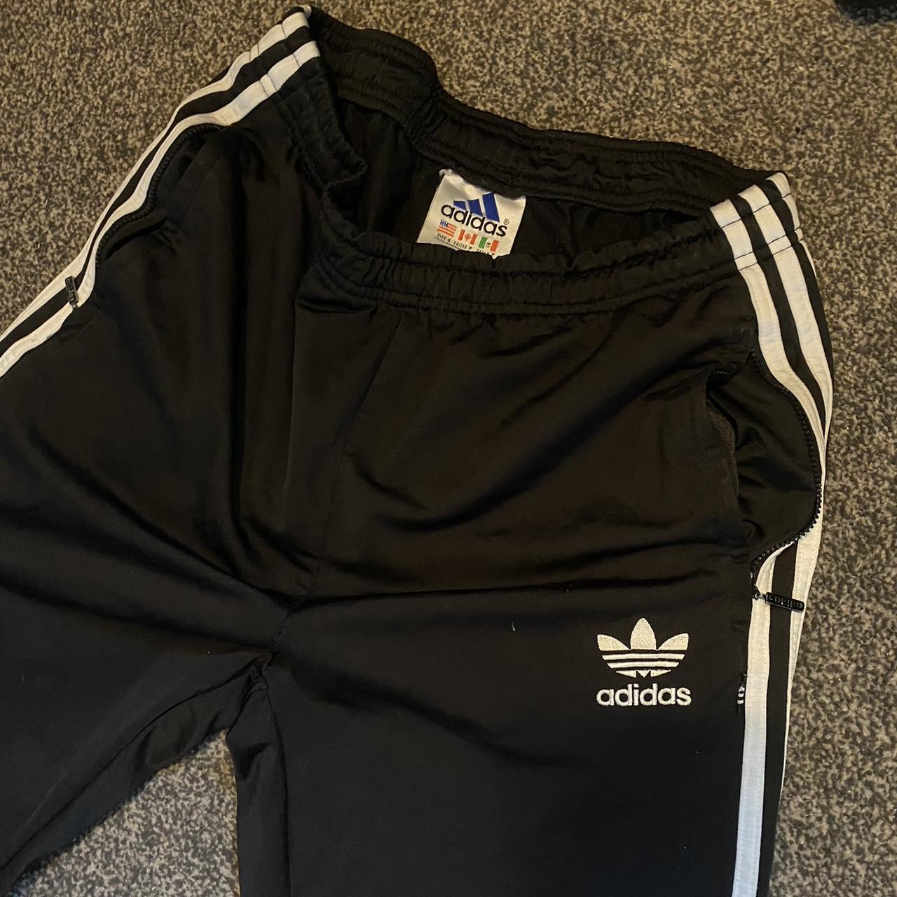 Adidas Vintage 90/80’s Track Cargo Sweatpants.... Depop