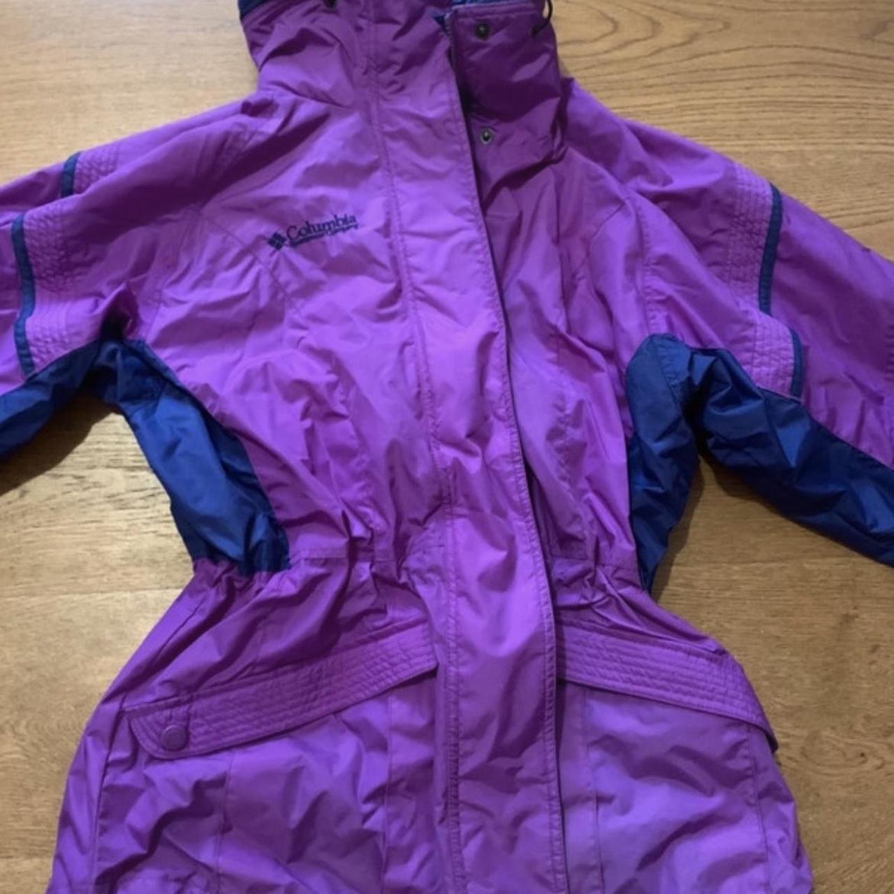 Vintage purple Columbia jacket Ski jacket In great... - Depop