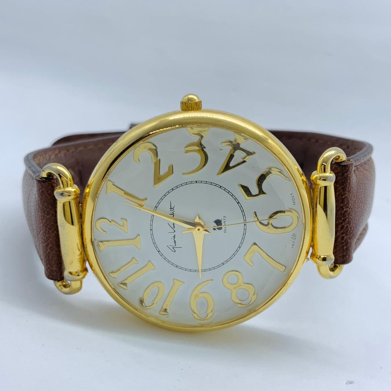 Gloria VANDERBILT 39mm Watch Elegant Goldtone FANCY. Depop