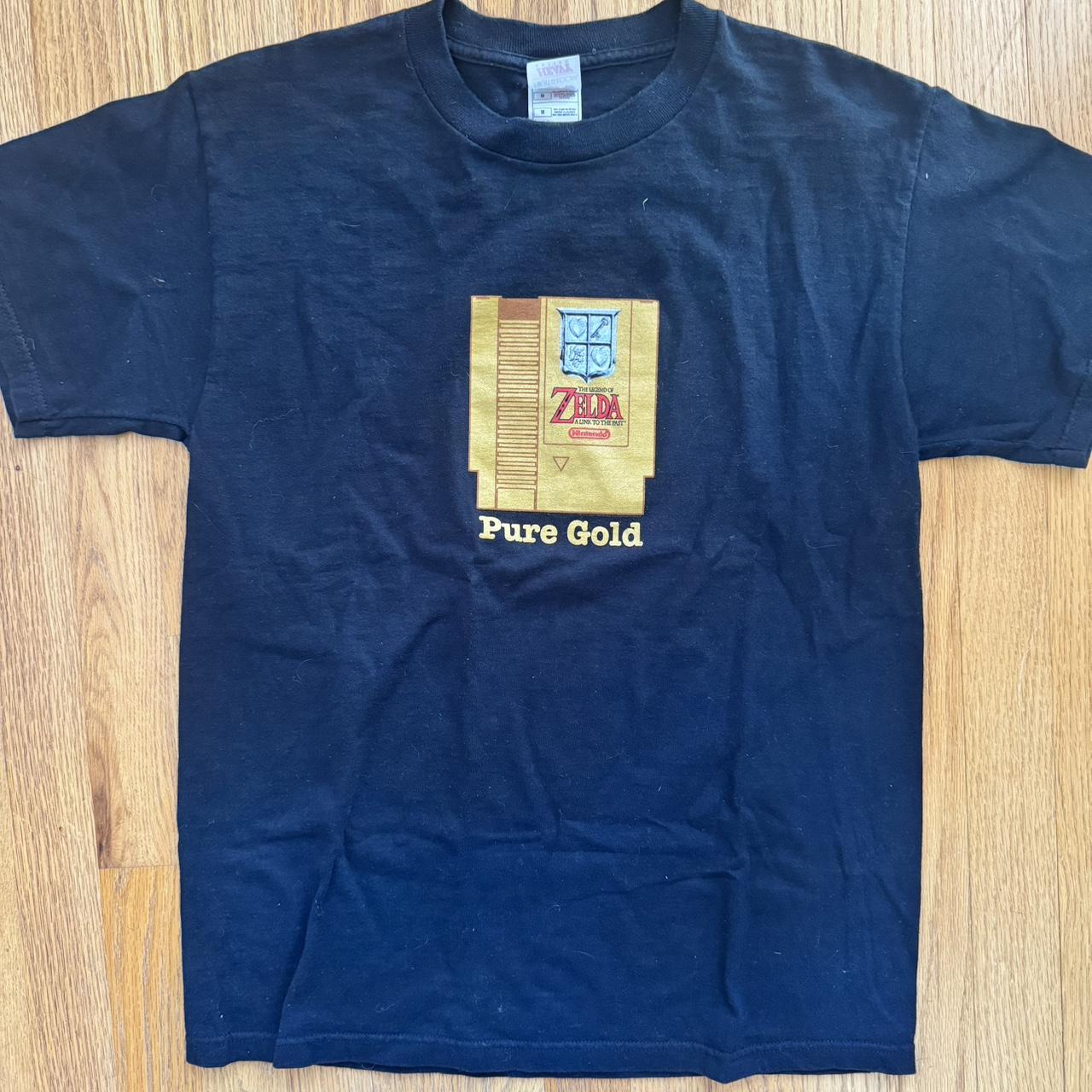 2000s ZELDA T-SHIRT Legend of Zelda Hyrule Crest Logo 2000s Nintendo Promo T-Shirt