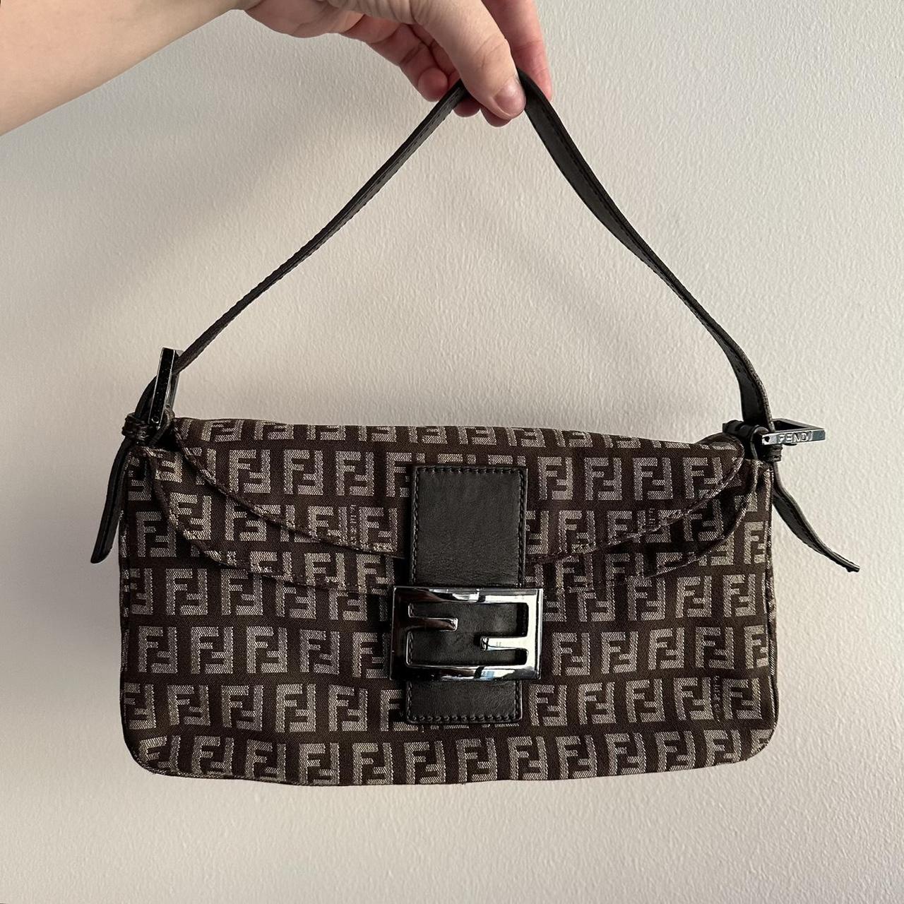 Fendi checkered bag on sale