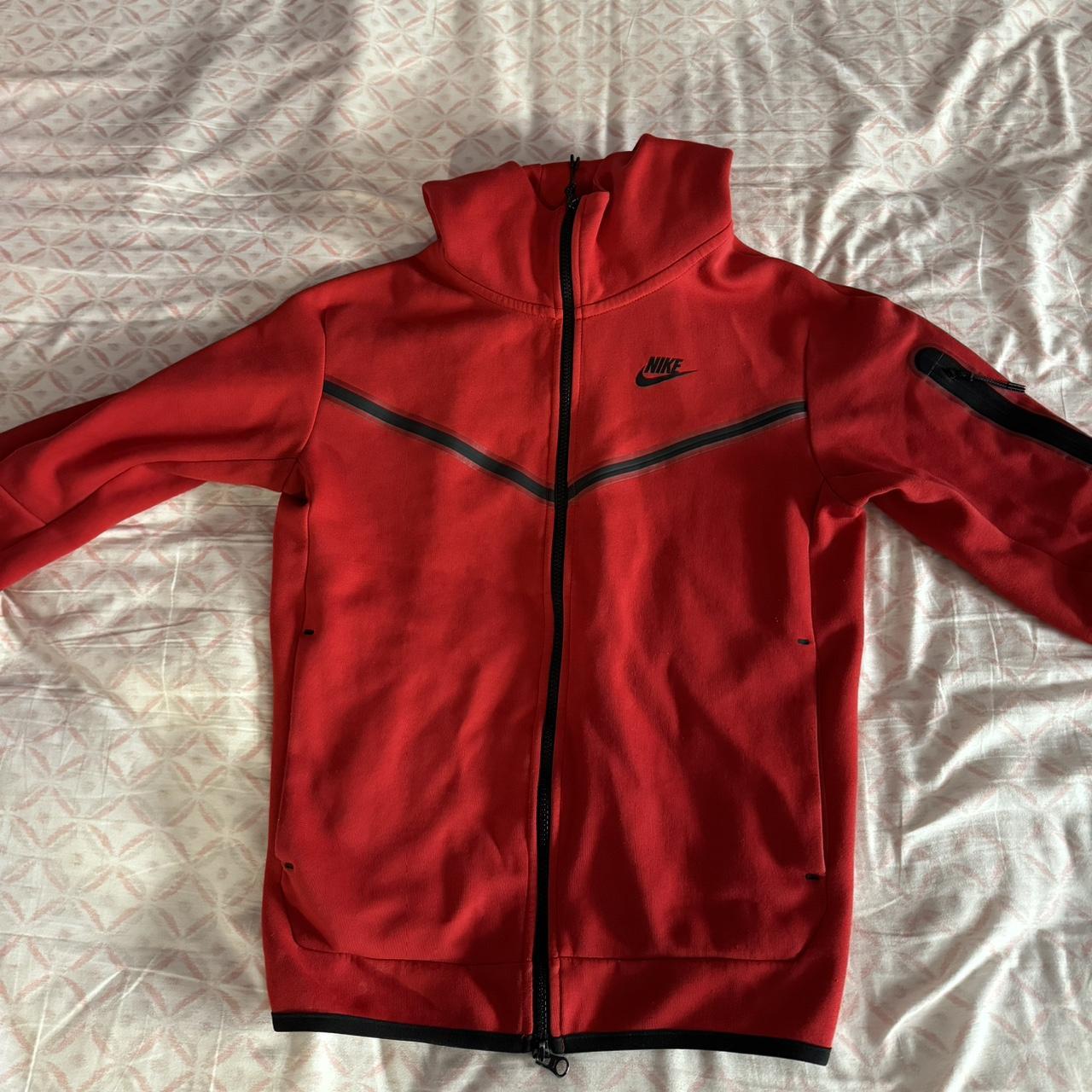 nike tech red suit