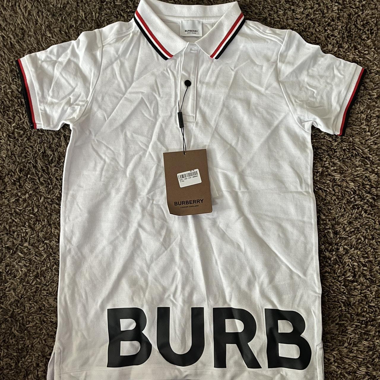 New boys Burberry polo size 14 Depop