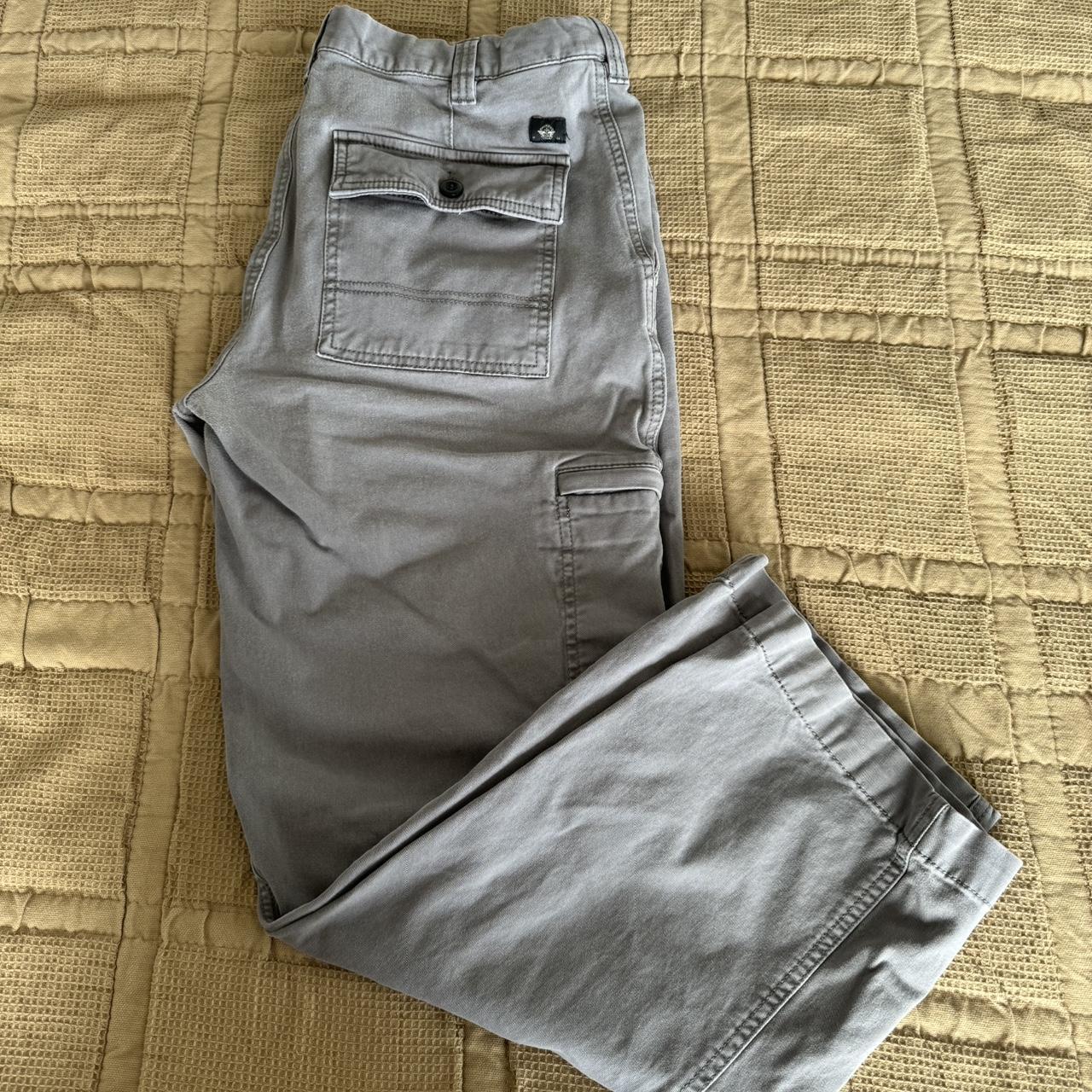 Dockers Grey Cargo Pants: Size 34 Used Condition |... - Depop