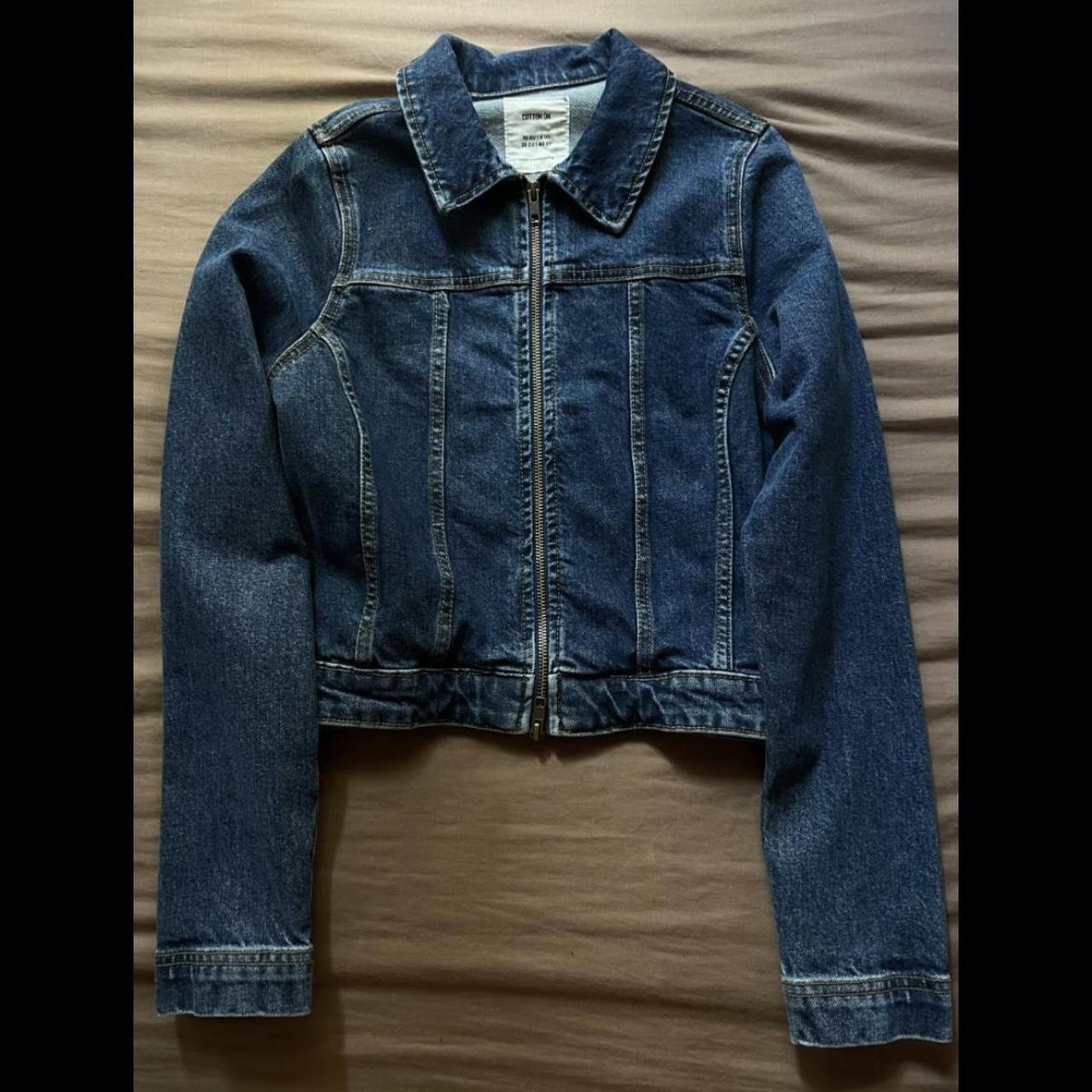 Denim jacket, it’s slightly cropped and goes with... - Depop