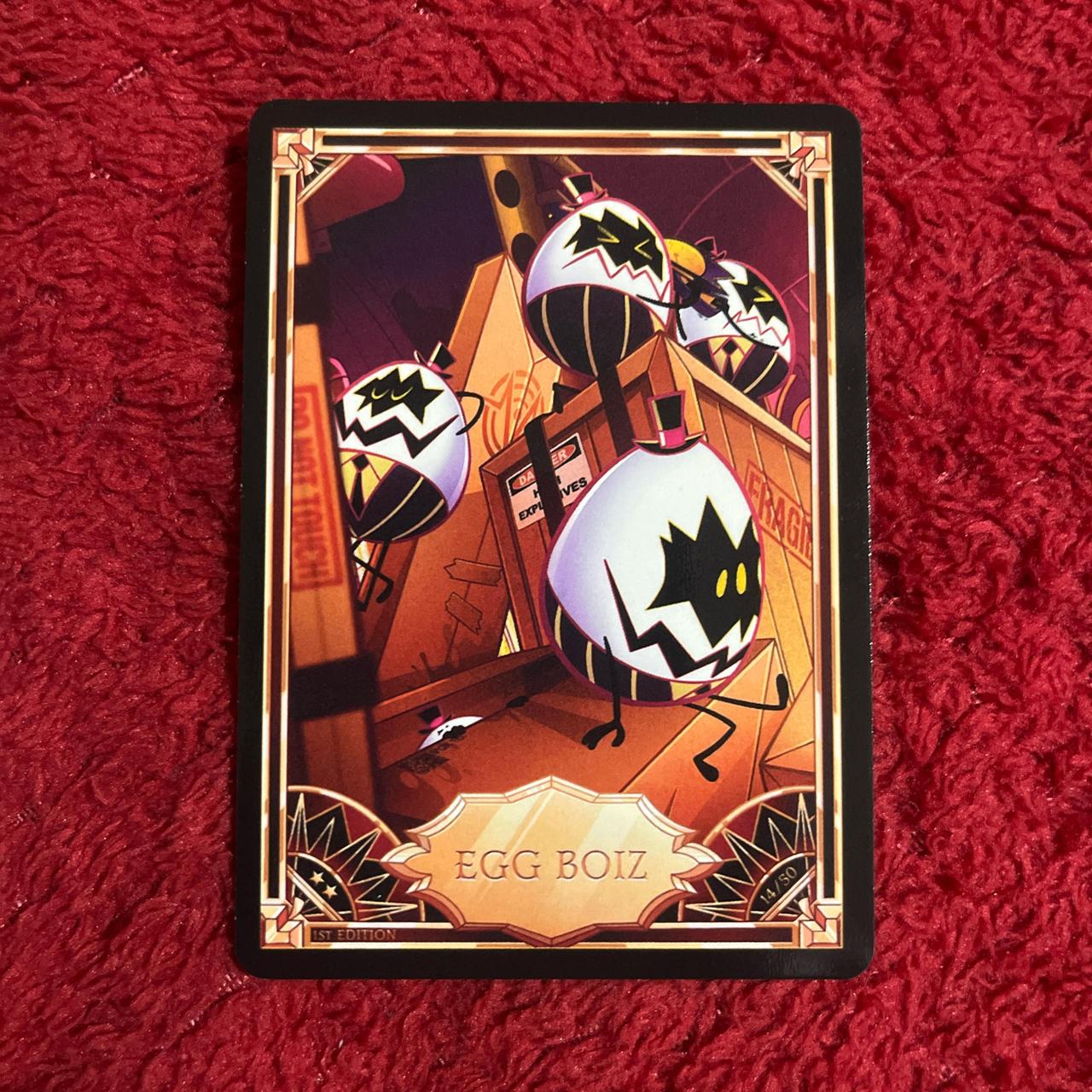 Hazbin Hotel Offical Trading Card, 1st Edition ~Egg... - Depop