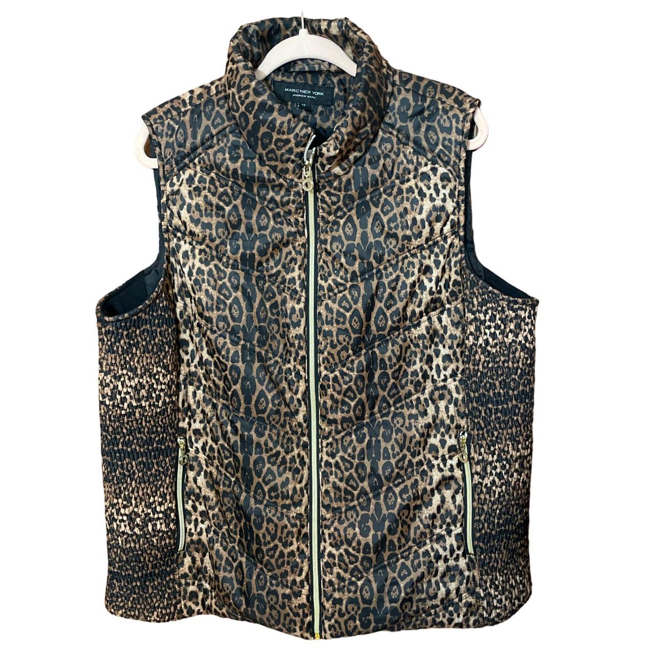 Marc New York Animal Print Vest Size 2X Marc New... - Depop