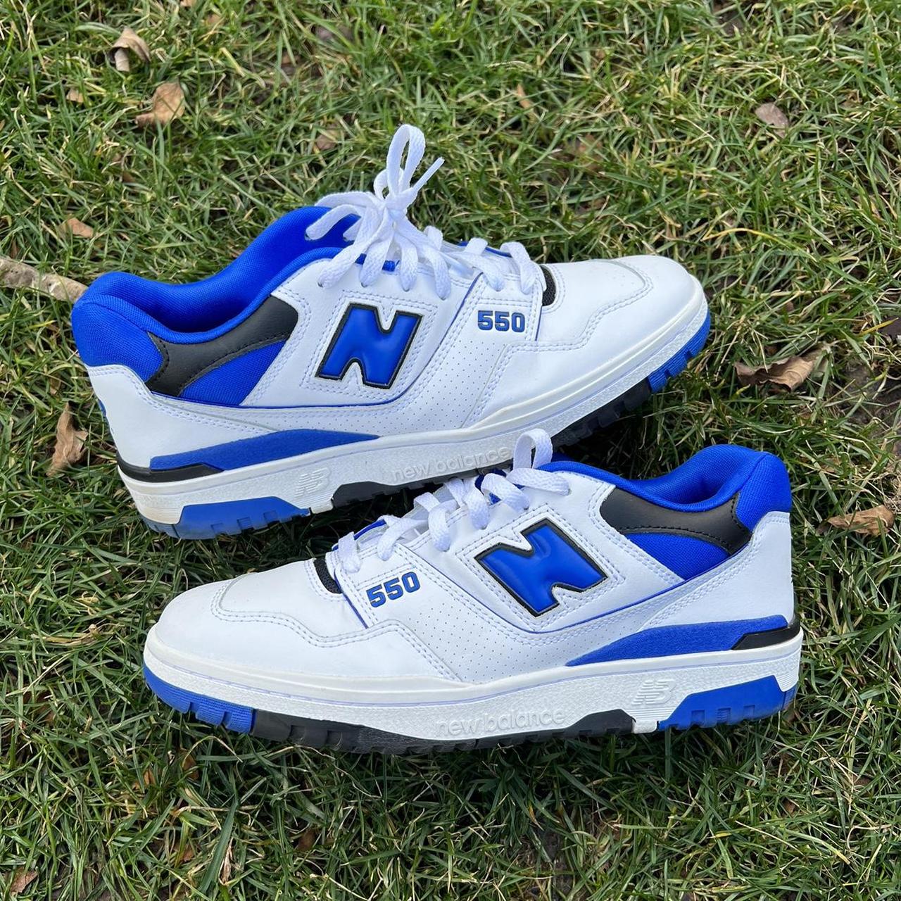 new balance blue white