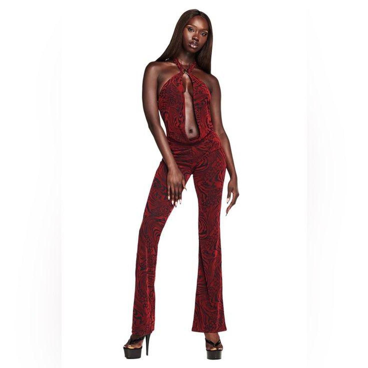 I am gia red jumpsuit online