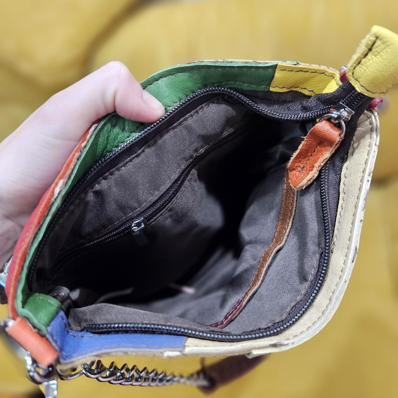 Women's Bag - Multi – patchwork flower leather sh… - image 2