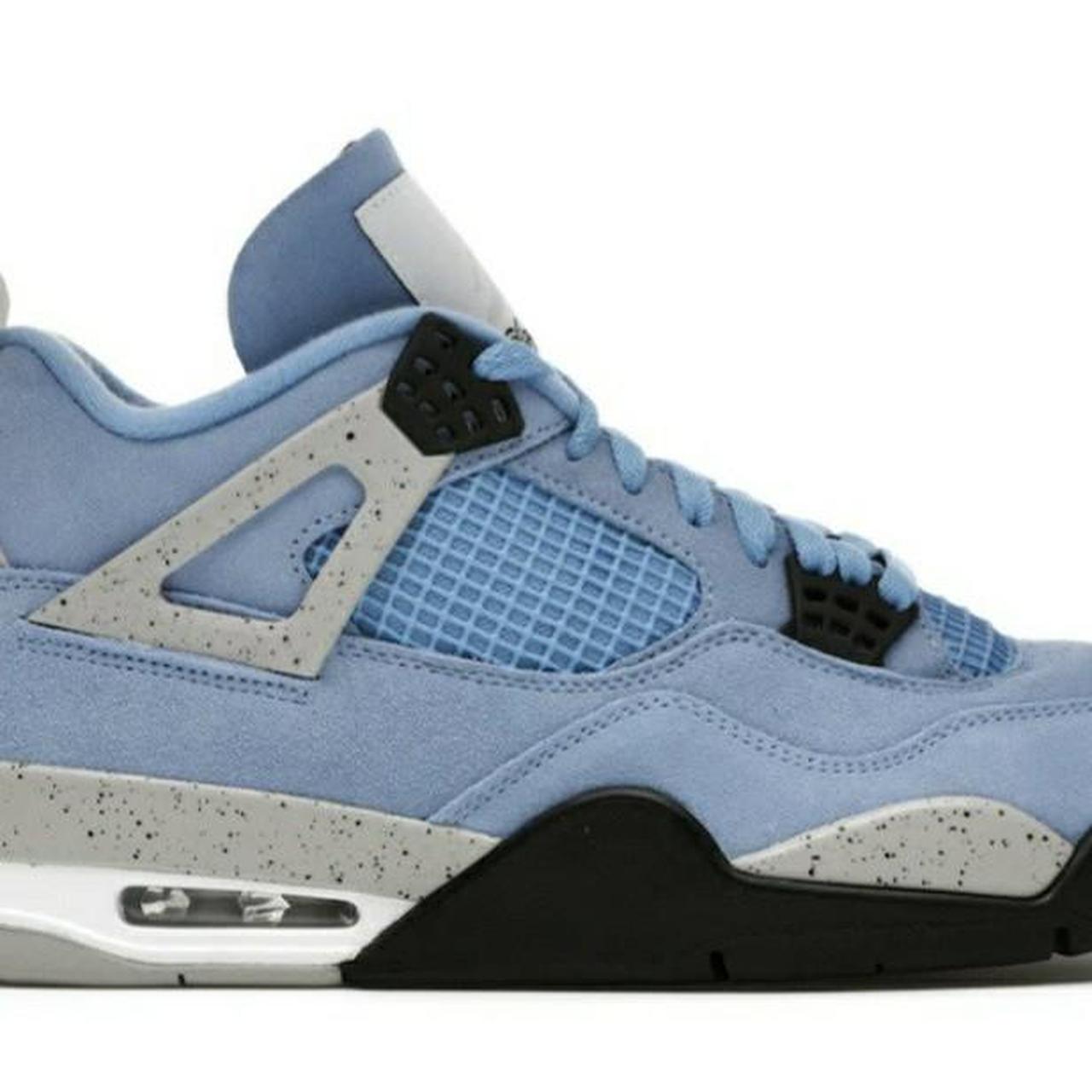 Jordan 4 University blue Size 7.5 uk Brand new with... - Depop