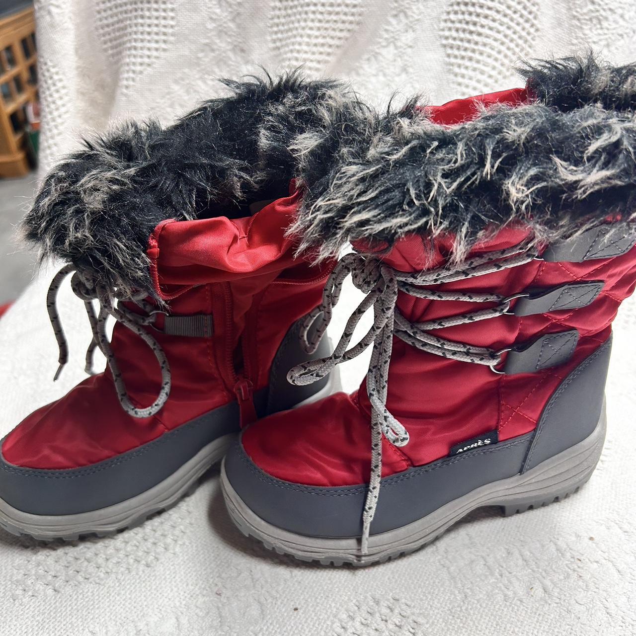 Apres for Kids Telluride by Lamo Sz 13 Ski snow boots Depop