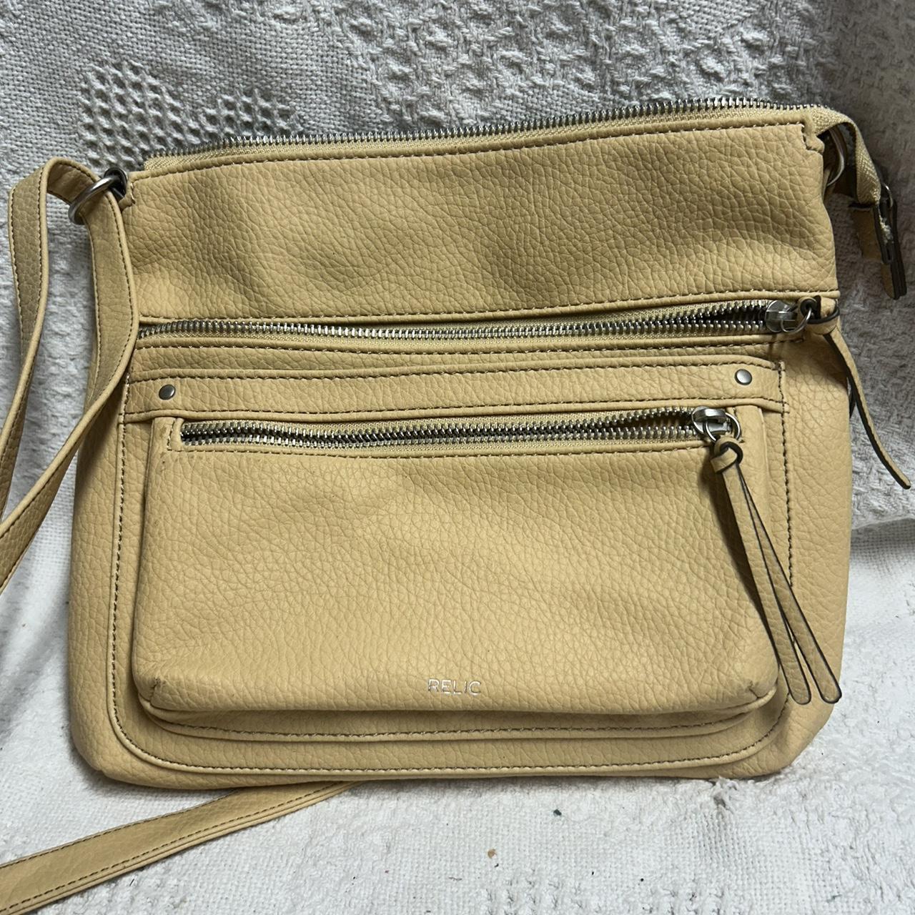 Relic By Fossil Softy Riley Yellow Crossbody. Depop