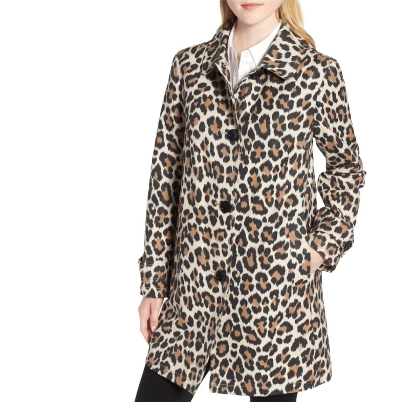 Kate spade discount leopard raincoat