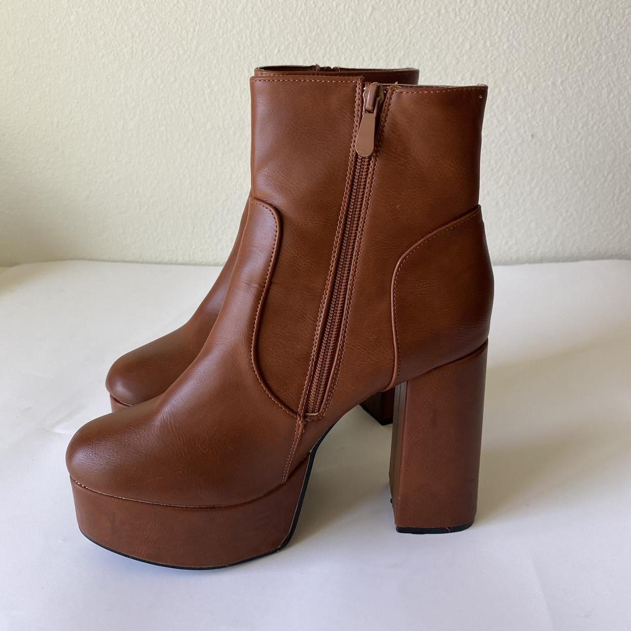 brown ankle boots ladies