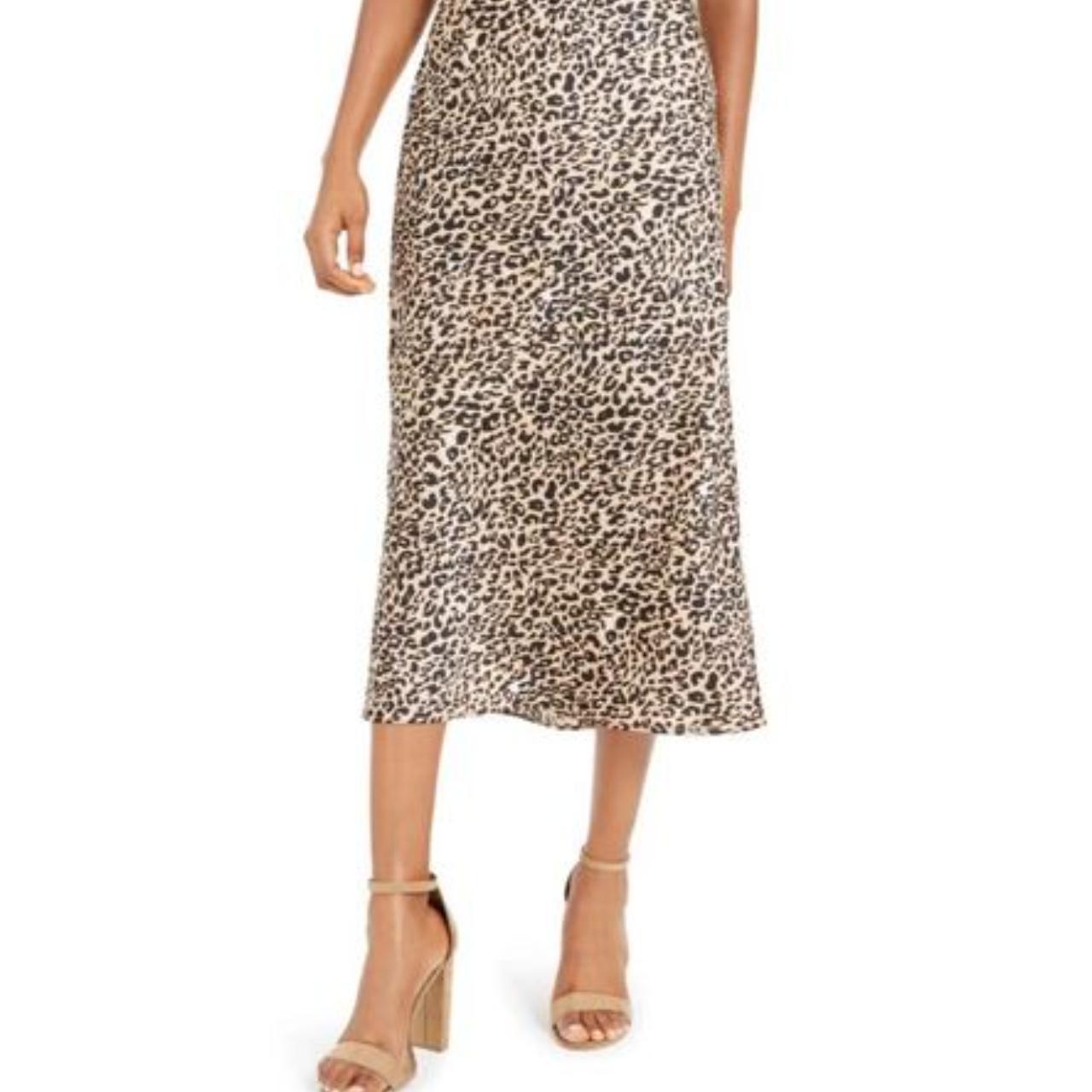 Leopard skirt french best sale