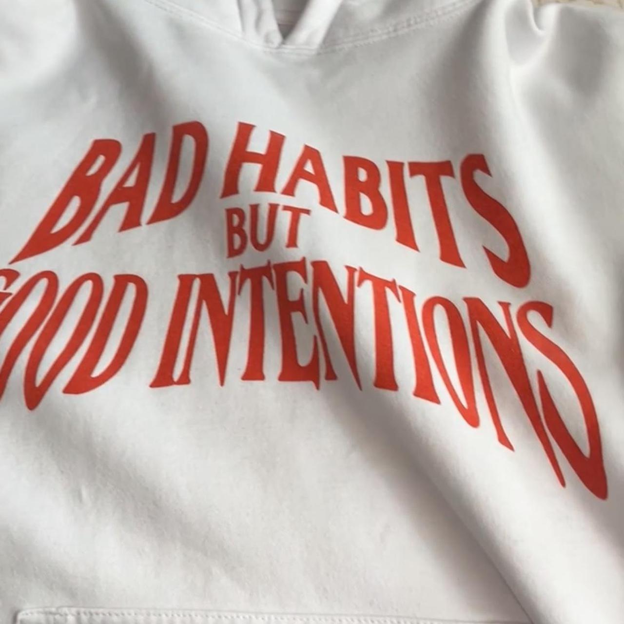 Vlone x NAV bad habits shops hooide white