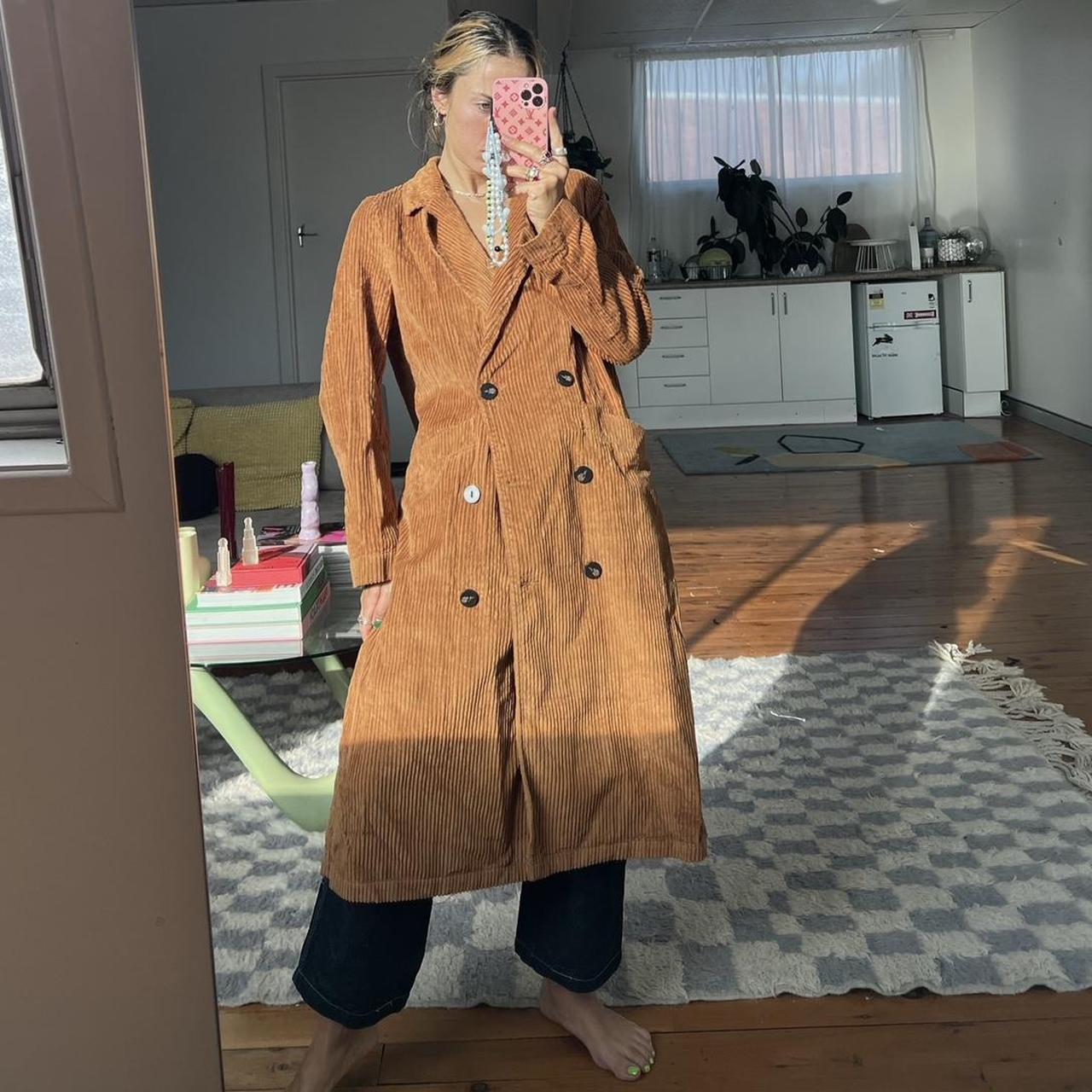 Women's Tan Coat Depop