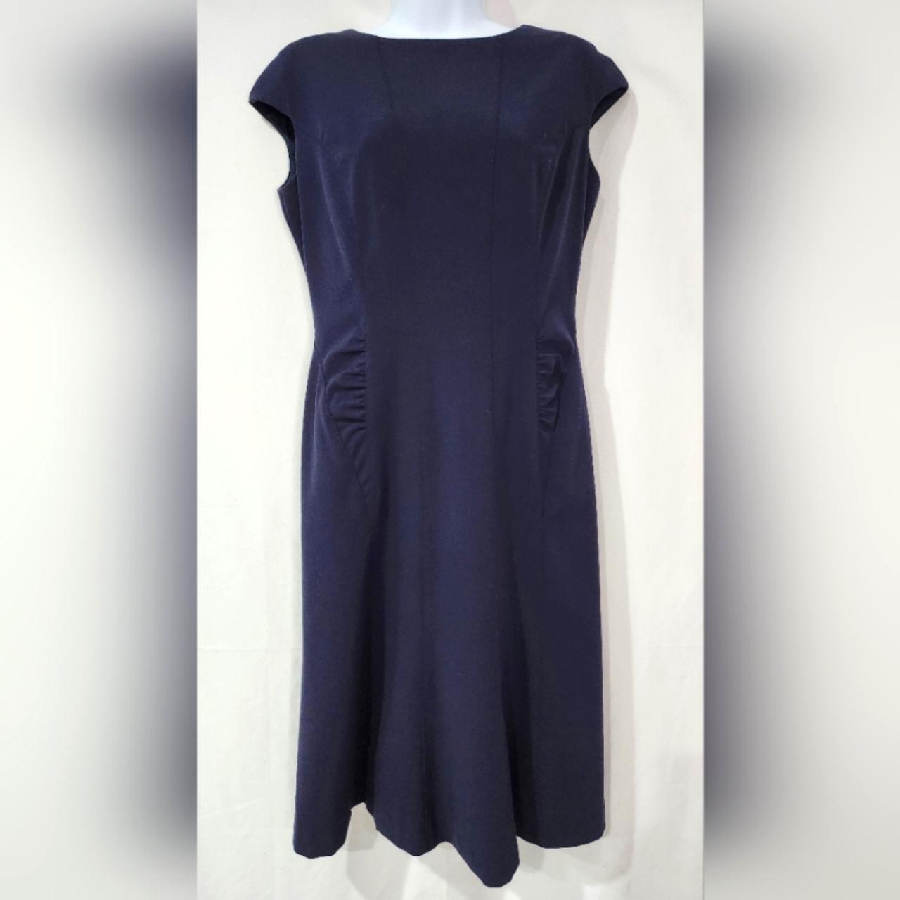 Anne Klein Women s Sleeveless Dress Size 2P Navy