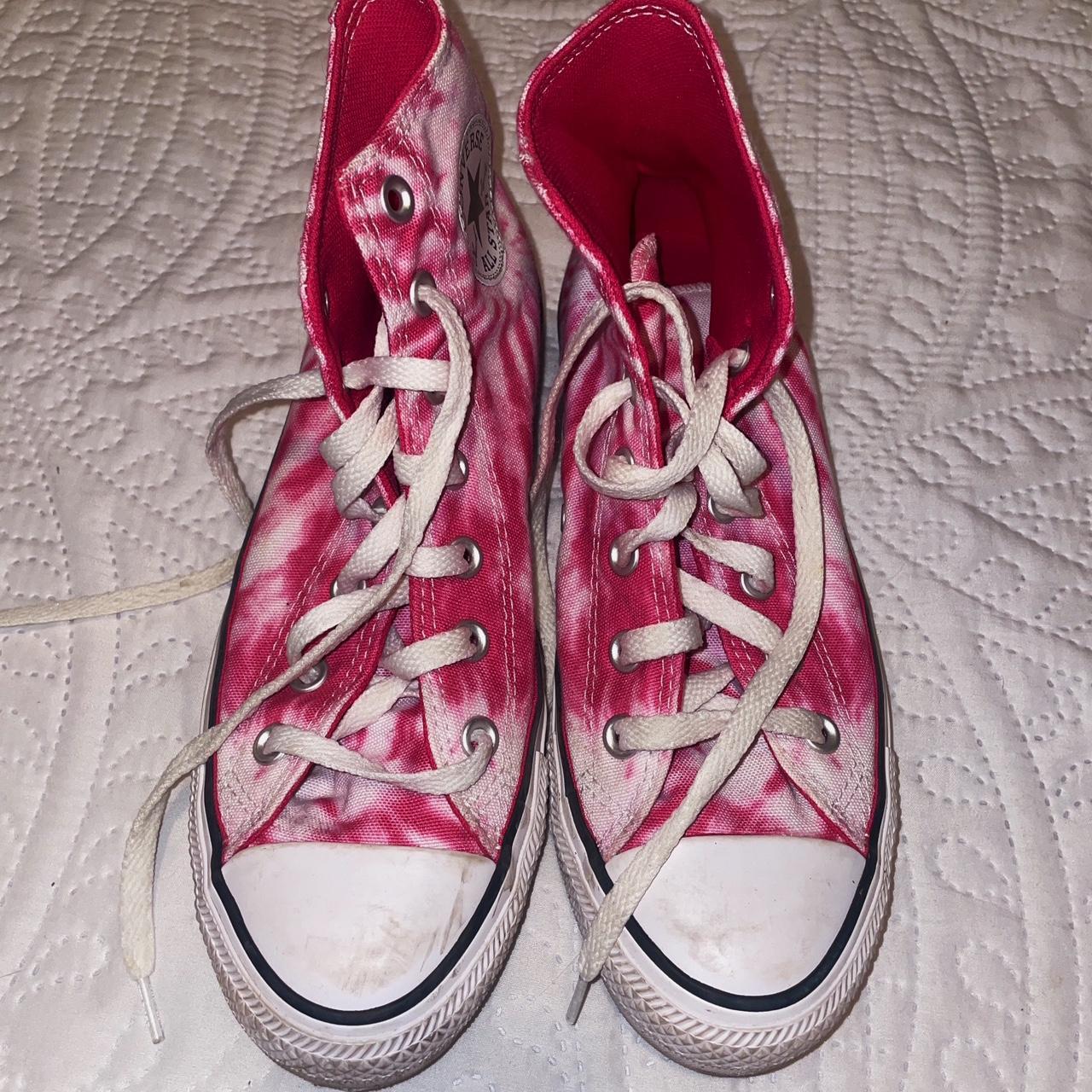 Pink tie dye converse hotsell