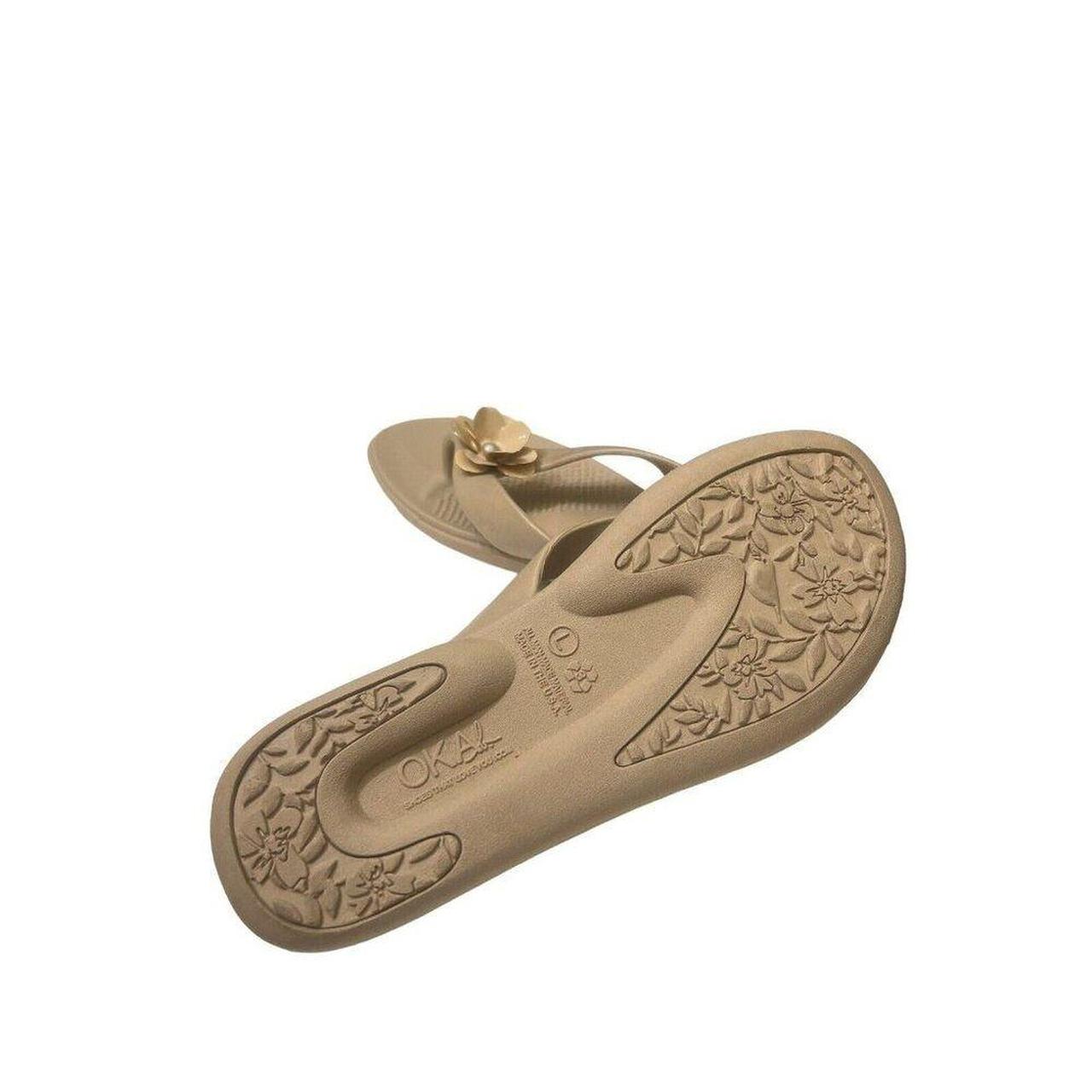 Source Unknown Women's Flip flops - Tan - US 10 –… - image 2