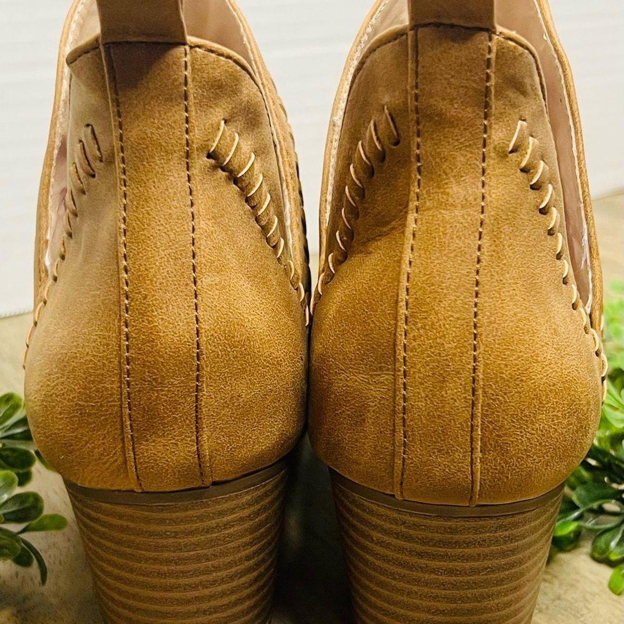 Source Unknown Women's Sock Boots - Tan - US 10 –… - image 4