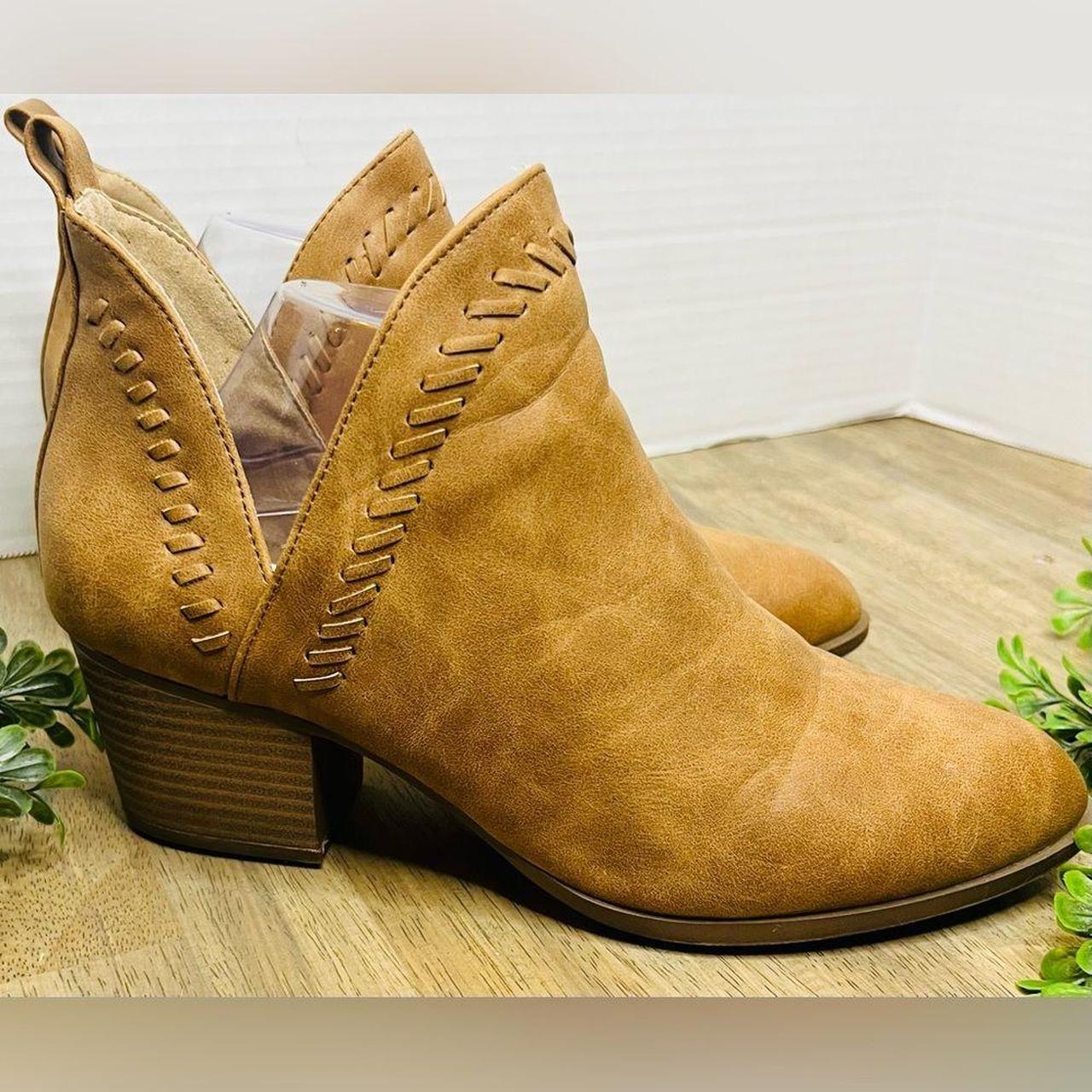 Source Unknown Women's Sock Boots - Tan - US 10 –… - image 1