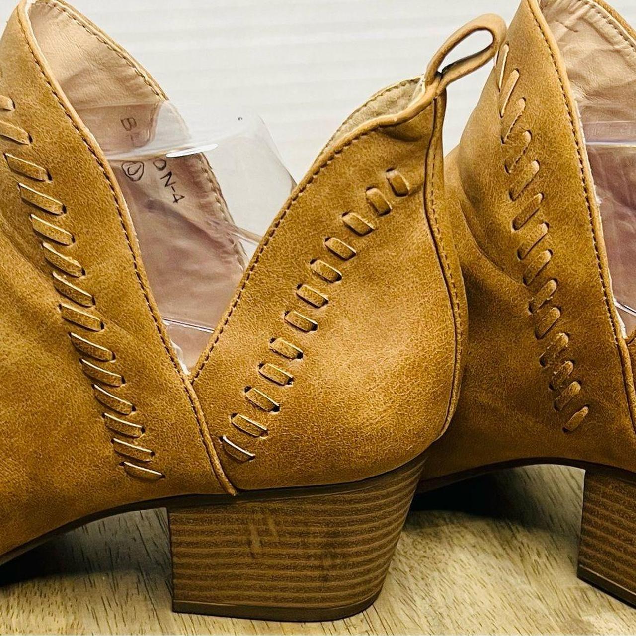 Source Unknown Women's Sock Boots - Tan - US 10 –… - image 2