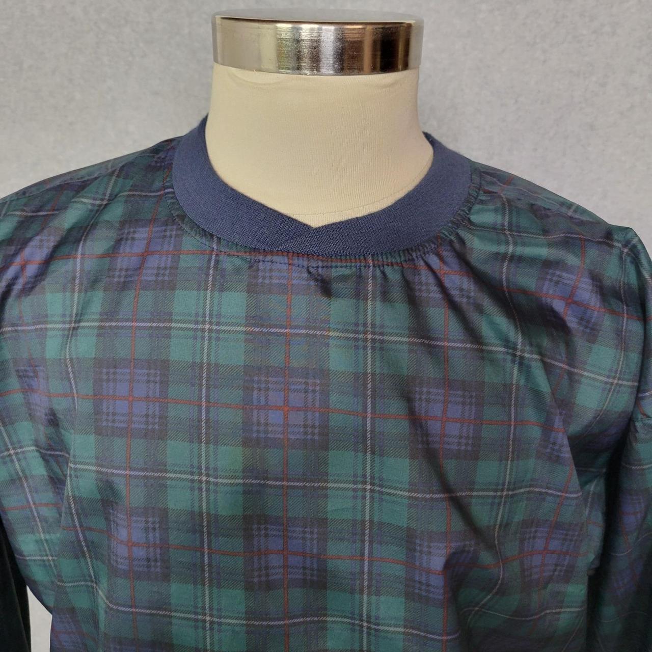 Simone rocha men's vintage navy and green sportswear preppy retro jacket