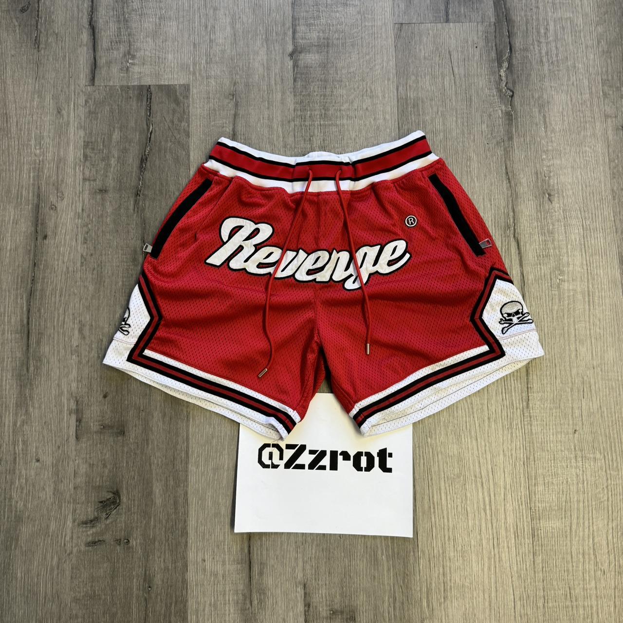 Revenge Embroidered Basketball Shorts Revenge