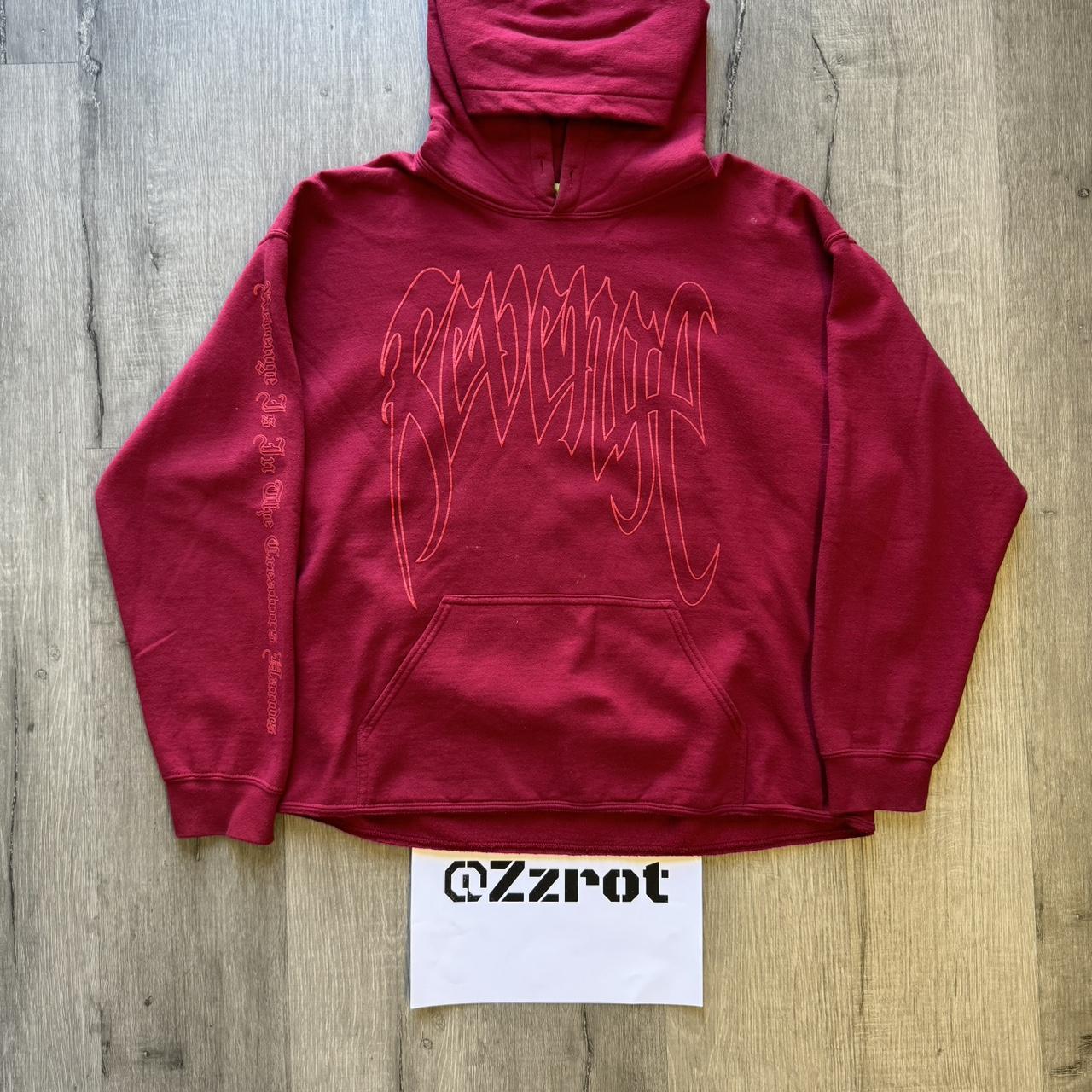 Revenge hoodie red sale