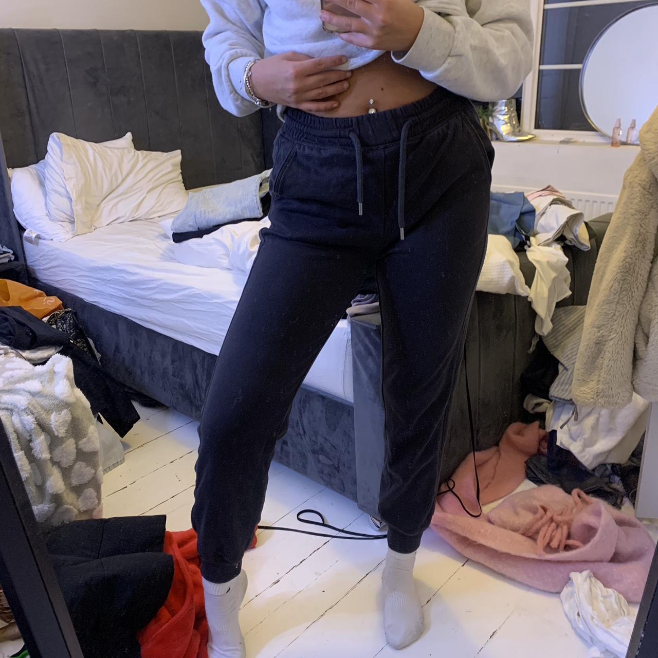 H&M charcoal grey joggers Depop