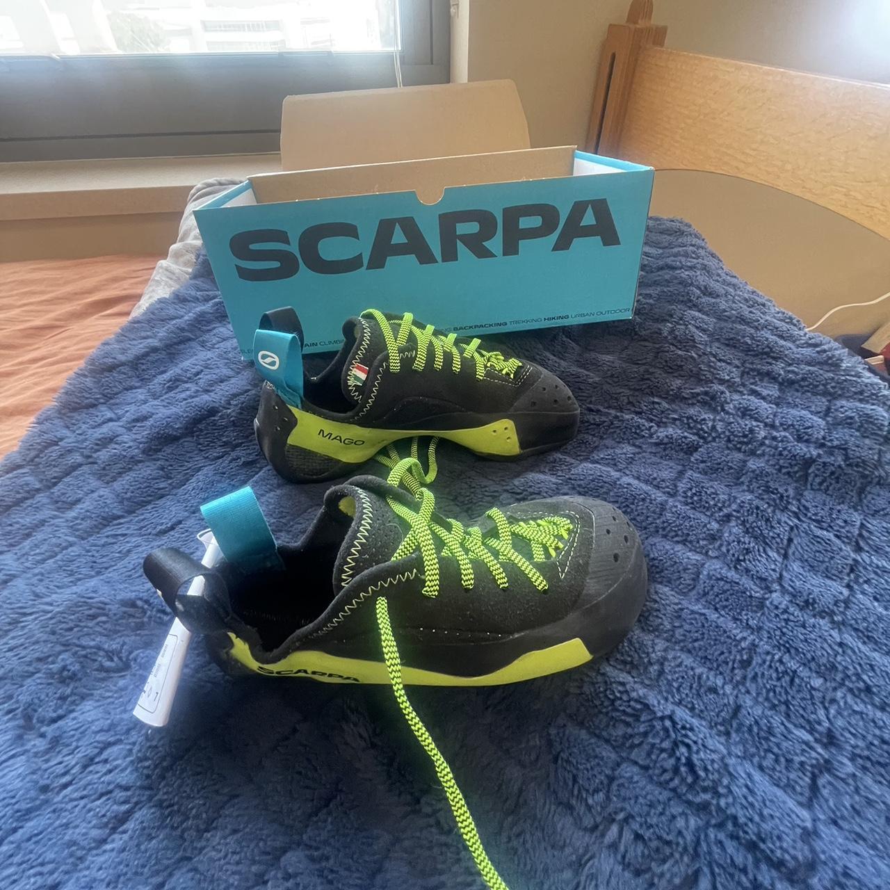 Scarpa Mago Climbing shoes EU 39 - Never... - Depop