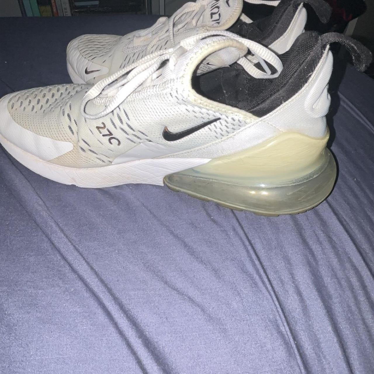 White Nike 270 size 9.5 will be washed and cleaned... - Depop