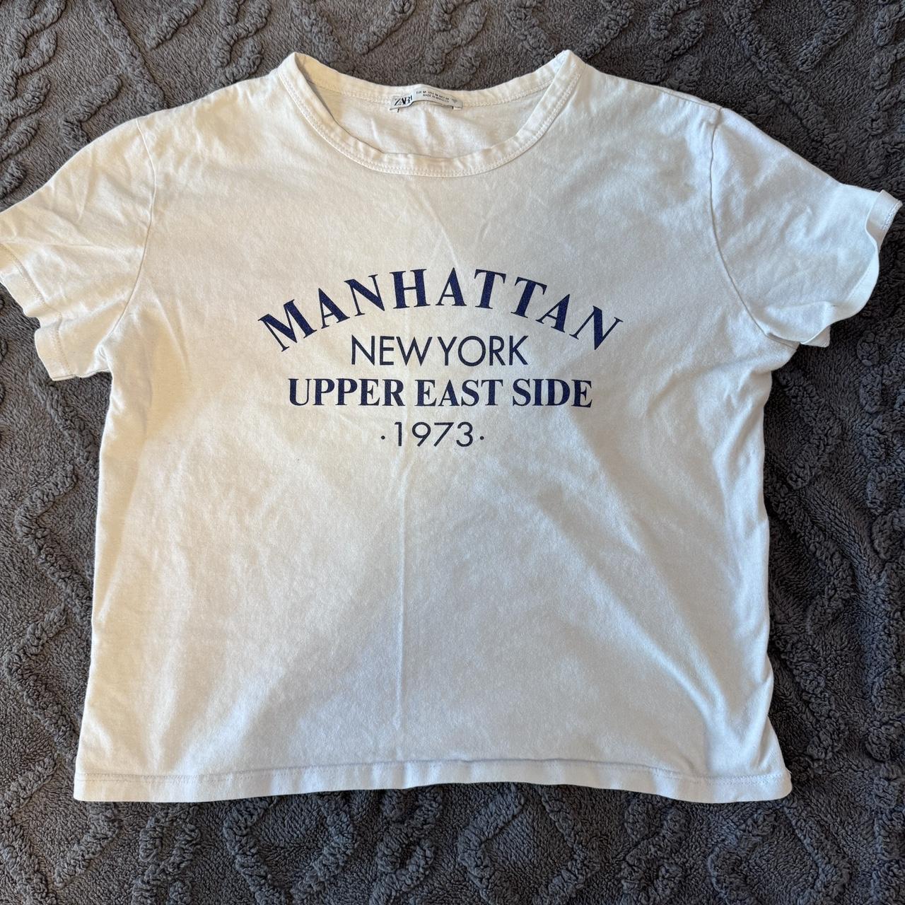【ZARA】I LOVE NEW YORK Ｔシャツ オフホワイト 4393/429/251 ZARA】I LOVE NEW YORK Tシャツ オフホワイト 4393/429/251