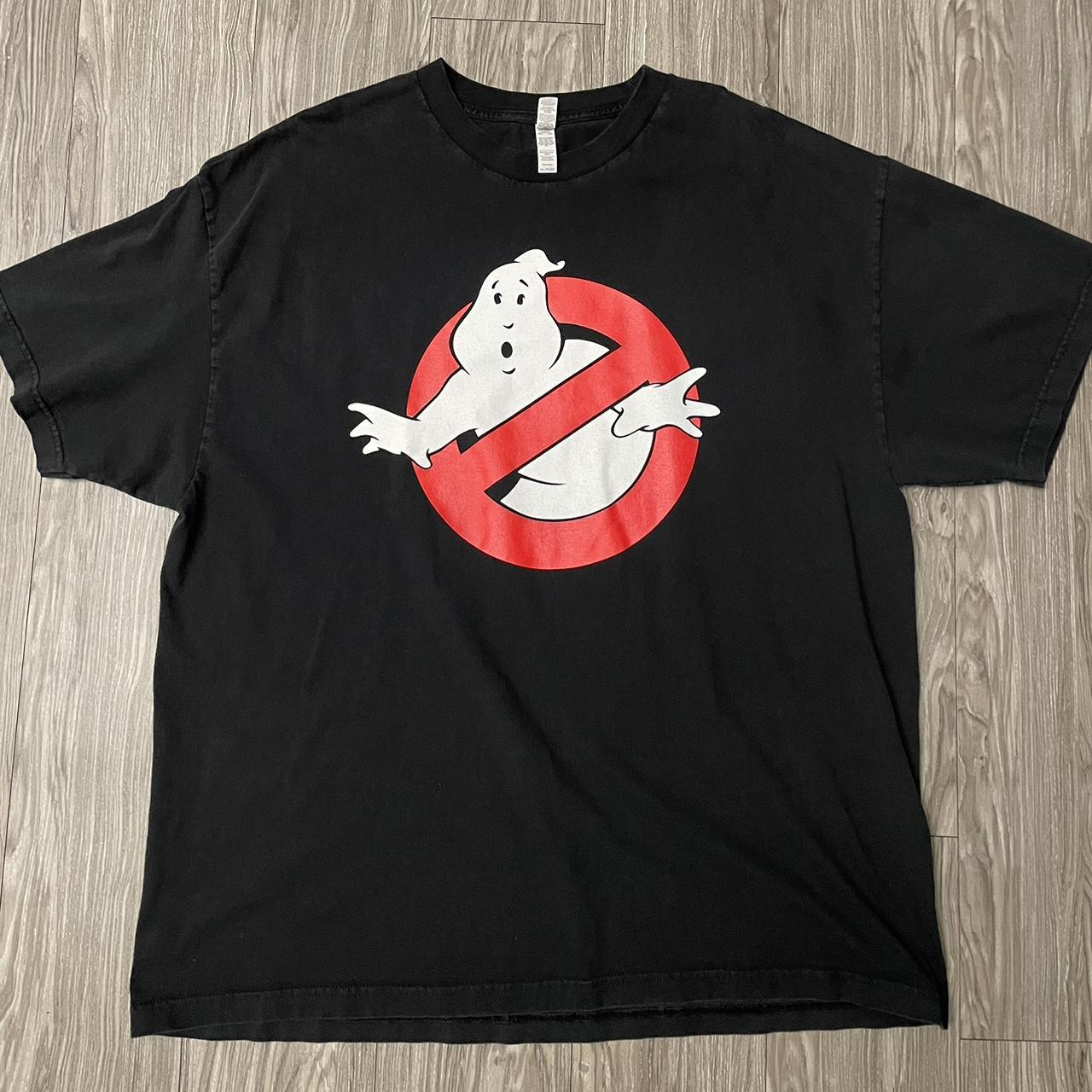 古着SHOP(σ*3`)LINK リンク / GHOST BUSTERS vintage black ghost busters t shirts size XXL fits | Depop