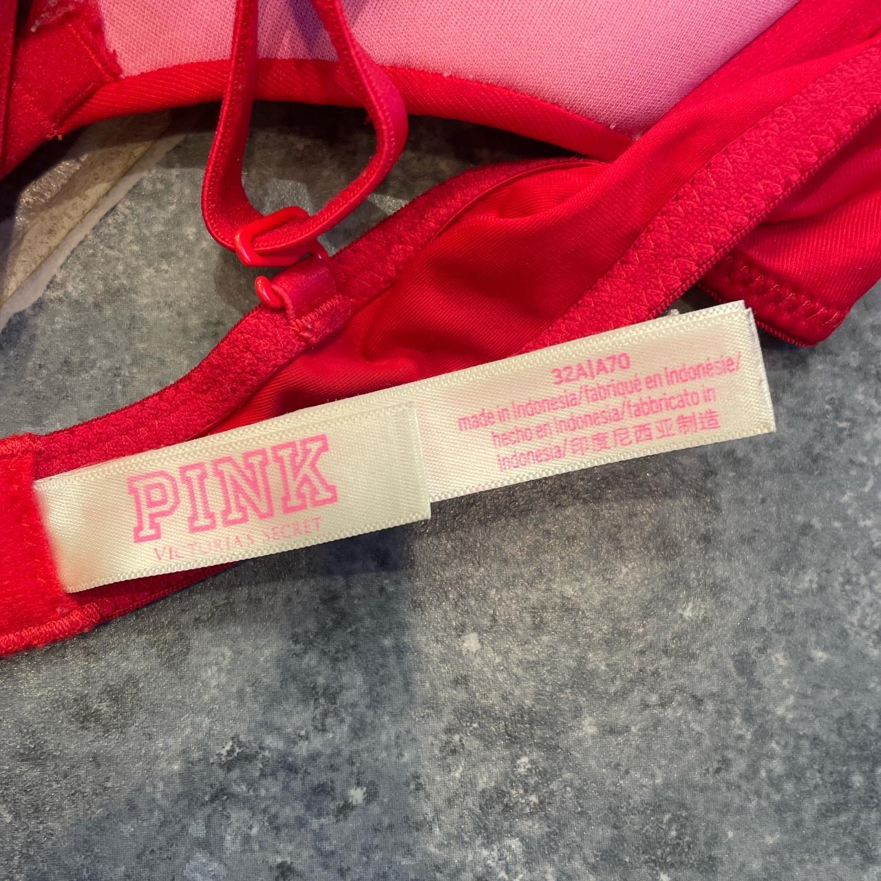 PINK Victoria's Secret bra. Size 32A. Like new - Depop