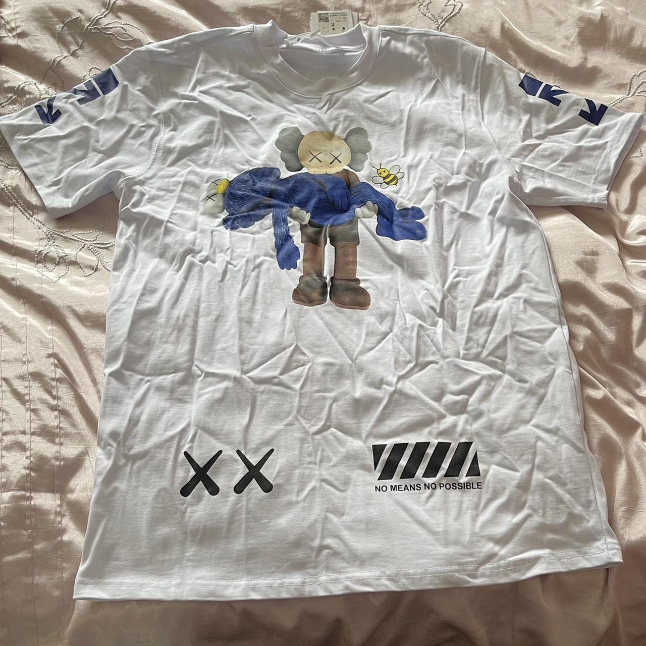 KAWS x Off-White shirt (with tags) #designer | Depop