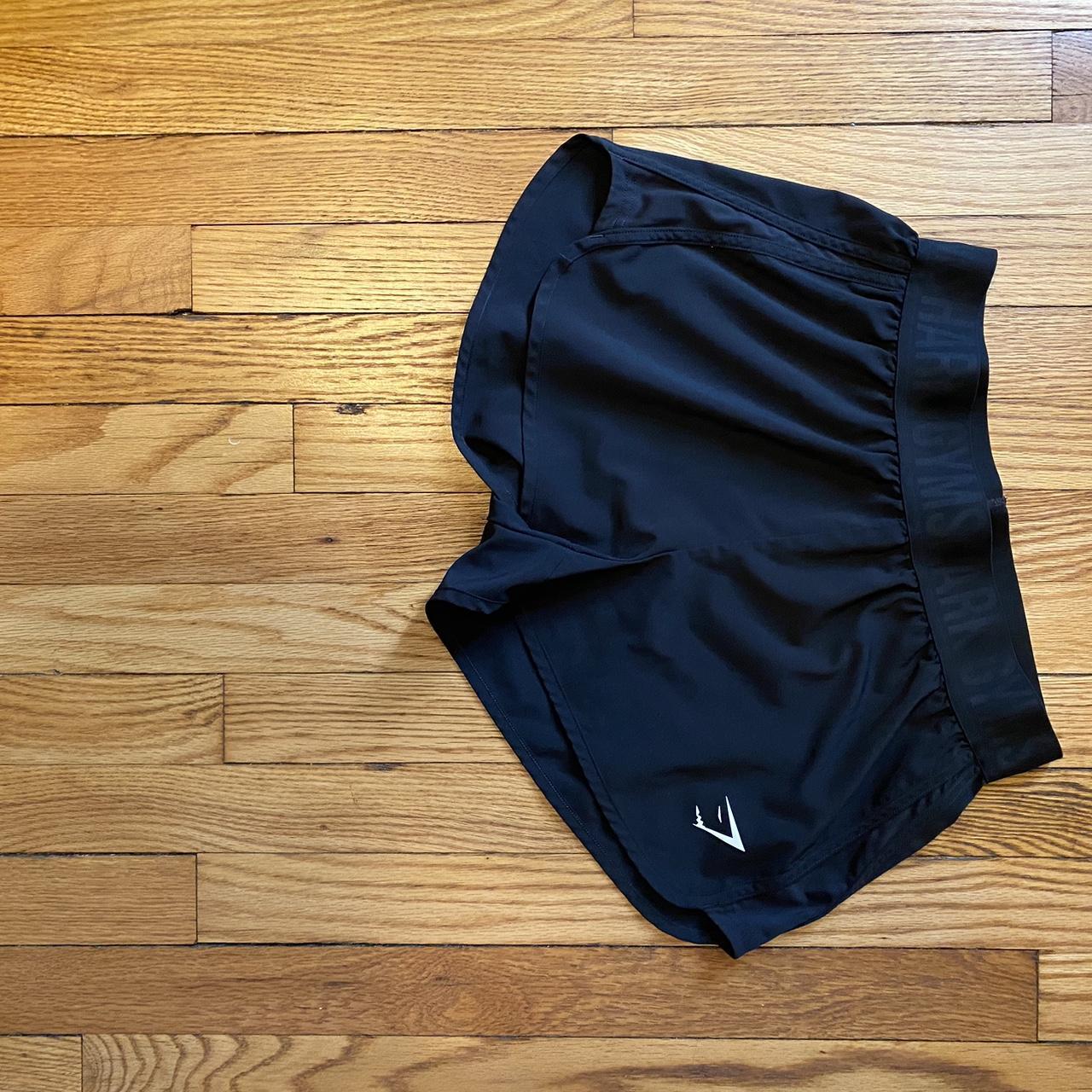 Gymshark training loose fit shorts Black - Depop