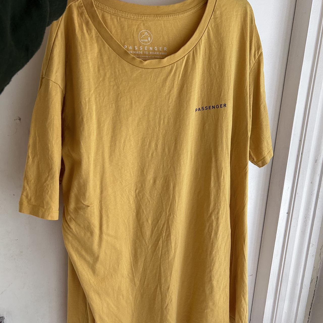 Women's Yellow Tshirt Depop