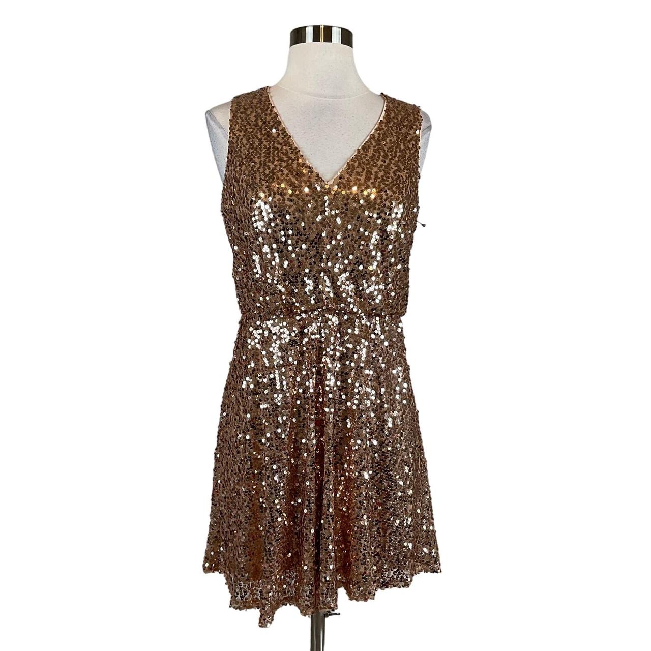 Vince camuto gold dress hotsell
